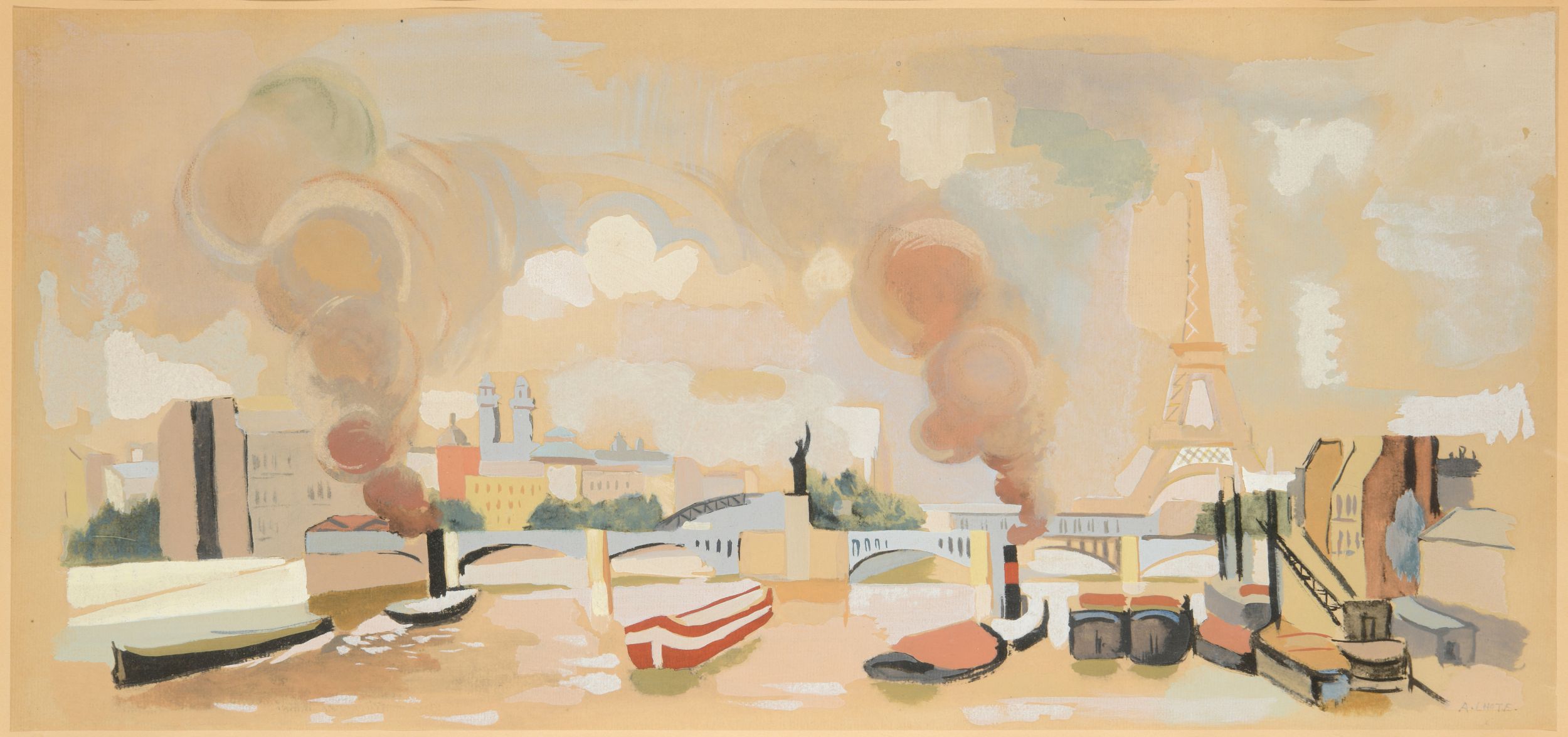 DIMITRI CHIPARUS (1886-1947):  | H&ocirc;tel Des Ventes de Monte-Carlo