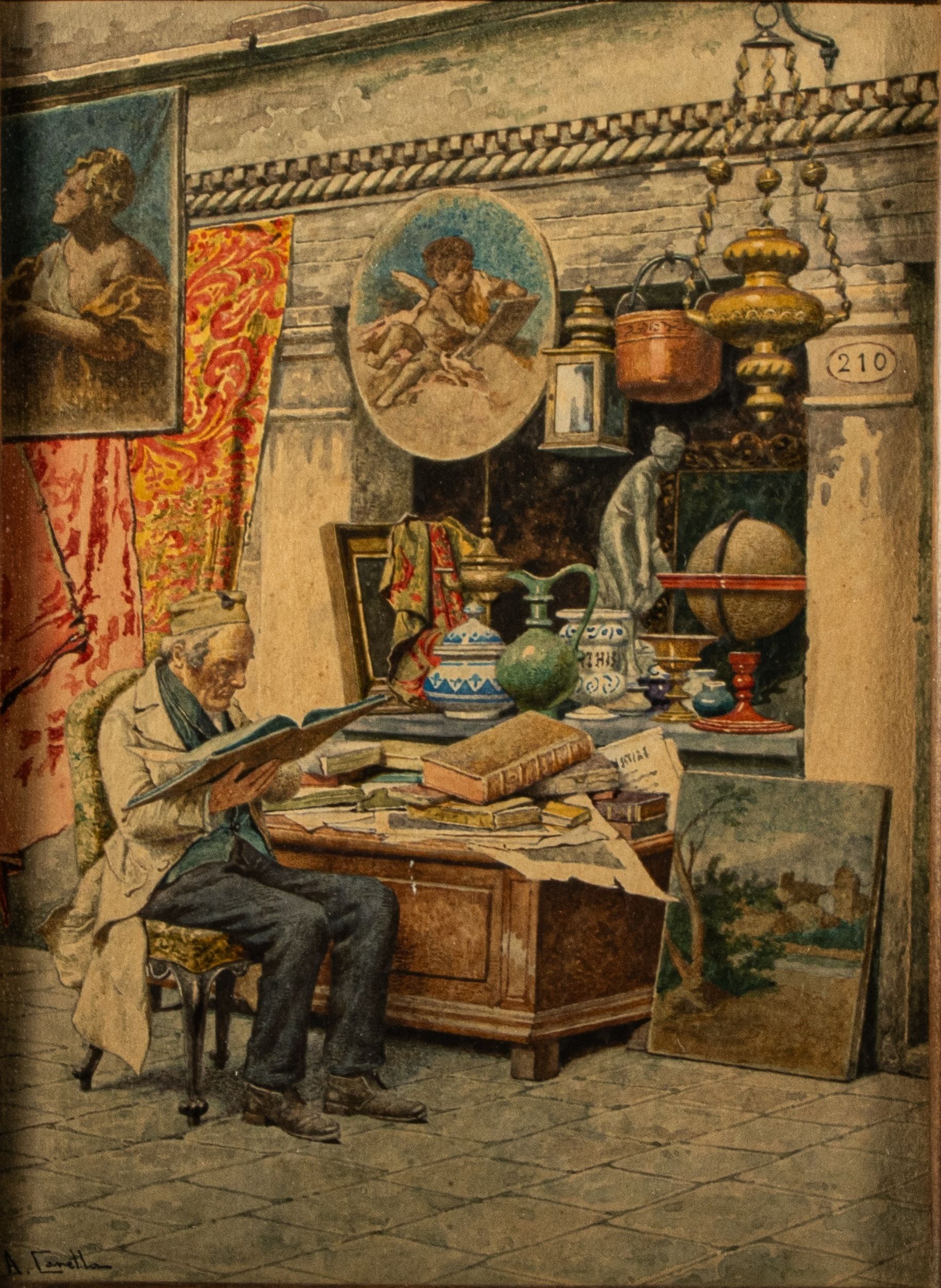 ECOLE ITALIENNE DU XIXème SIECLE:  | H&ocirc;tel Des Ventes de Monte-Carlo