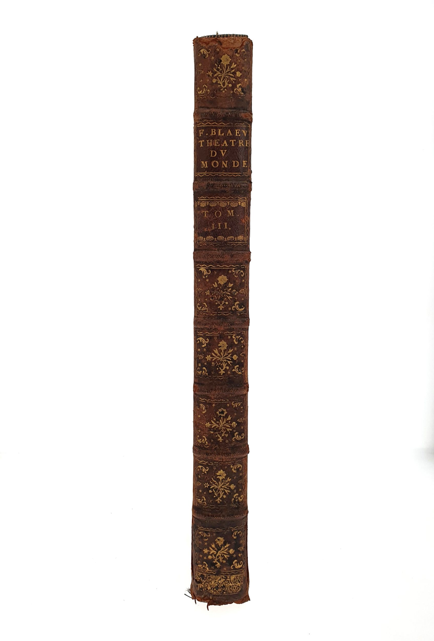 [ATLAS]. BLAEU (Guillaume)  BLAEU (Jean). Le Theatre du monde, ou Nouvel Atlas, mis en lumiere […] Troisieme partie. A Amsterdam, Chez Jean Blaeu, 1647. Grand in-folio, basane, dos à nerfs orné (reliure de l’époque).:  | H&ocirc;tel Des Ventes de Monte-Carlo