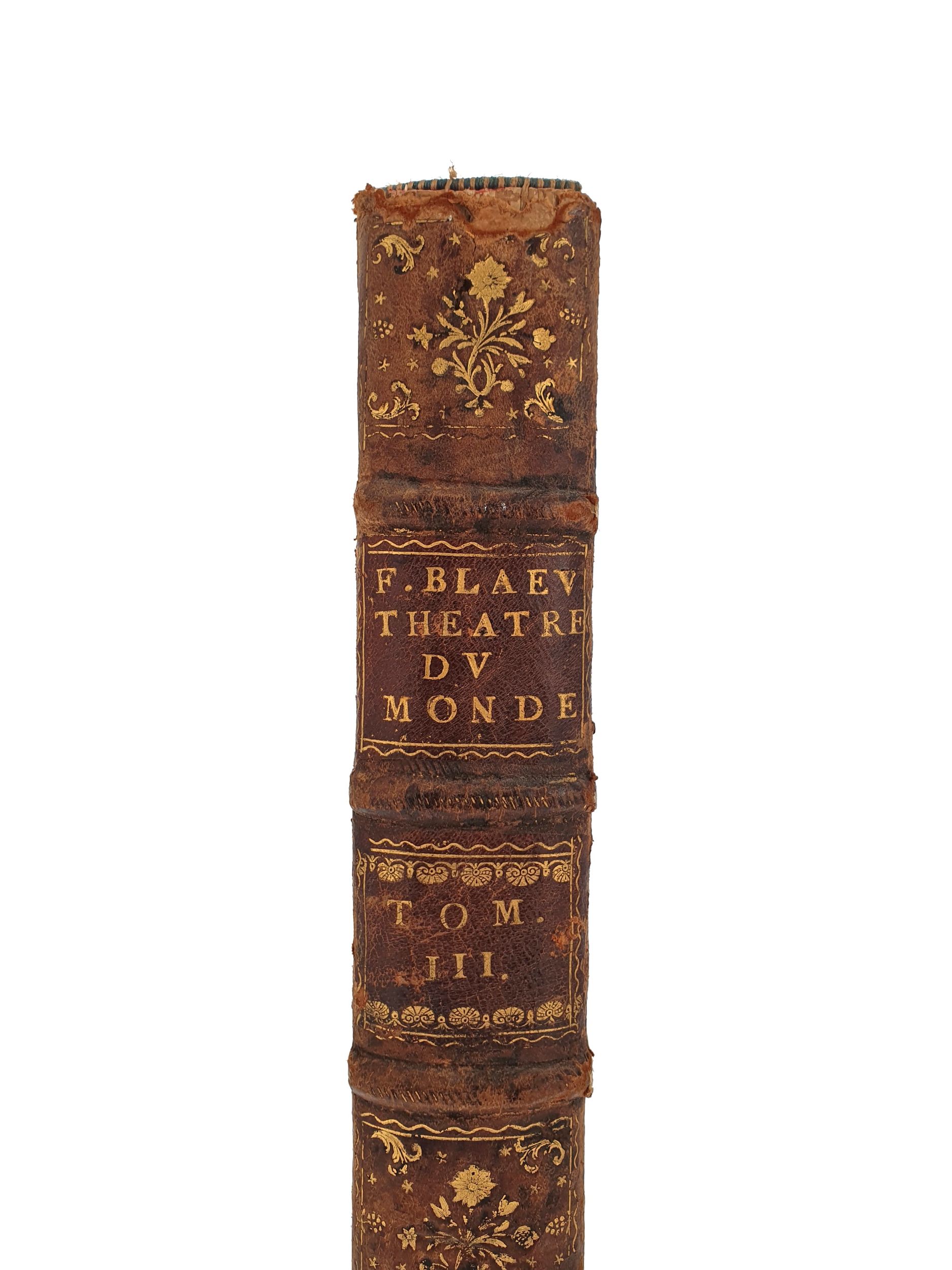 [ATLAS]. BLAEU (Guillaume)  BLAEU (Jean). Le Theatre du monde, ou Nouvel Atlas, mis en lumiere […] Troisieme partie. A Amsterdam, Chez Jean Blaeu, 1647. Grand in-folio, basane, dos à nerfs orné (reliure de l’époque).:  | H&ocirc;tel Des Ventes de Monte-Carlo