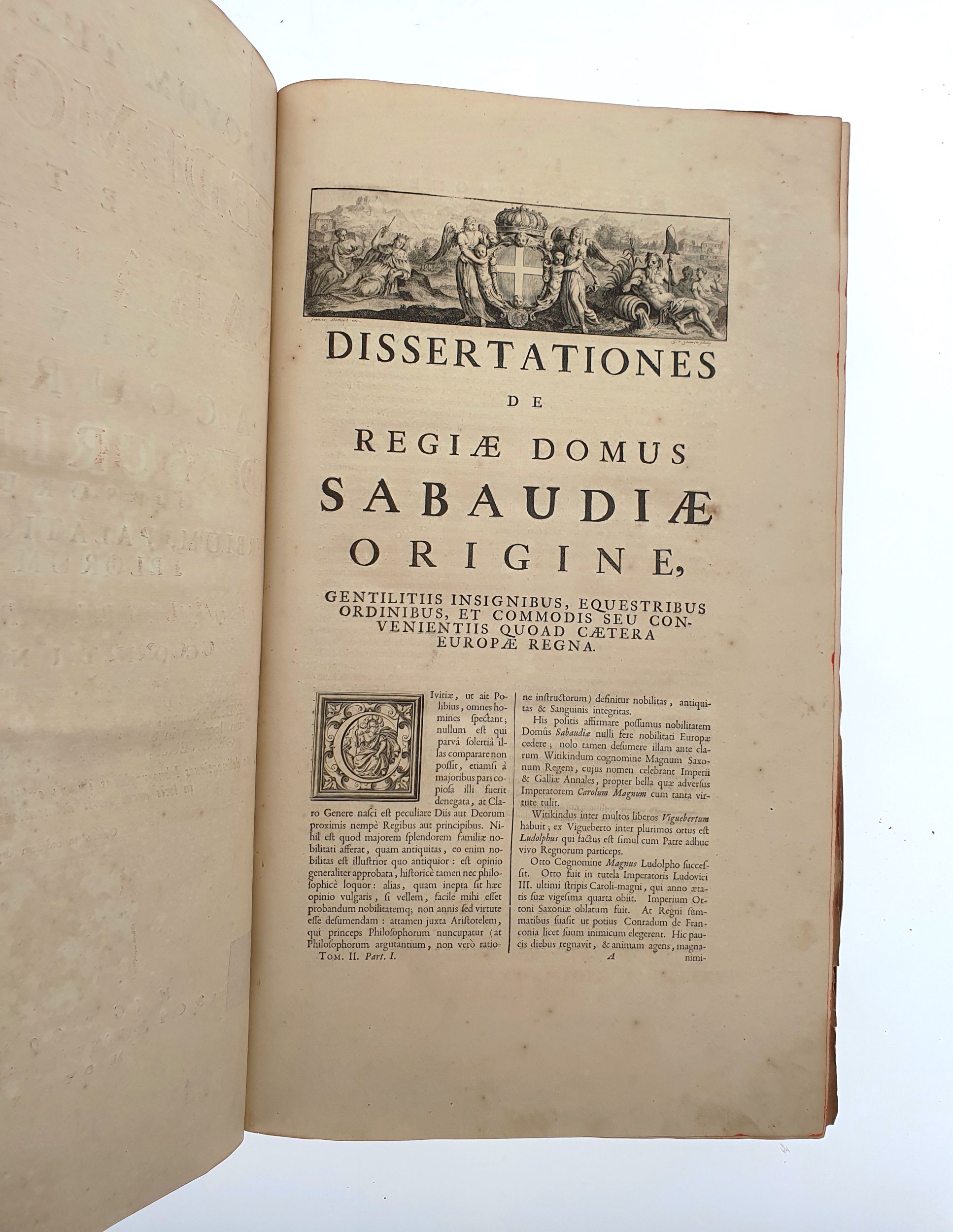 [ATLAS - BLAEU (Willem  Jan)]. Novum Theatrum Pedemontii et Sabaudiæ, sive Accurata description ipsorum Urbium, Palatiorum, Templorum c. Hagæ-Comitum [La Haye], Sumptibus  Curâ Rutgeri Christophori, Alberts, 1726. 4 tomes en 2 volumes grand in-folio, demi-maroquin brun à coins, dos à nerfs orné (reliure début XXe s.).	:  | H&ocirc;tel Des Ventes de Monte-Carlo