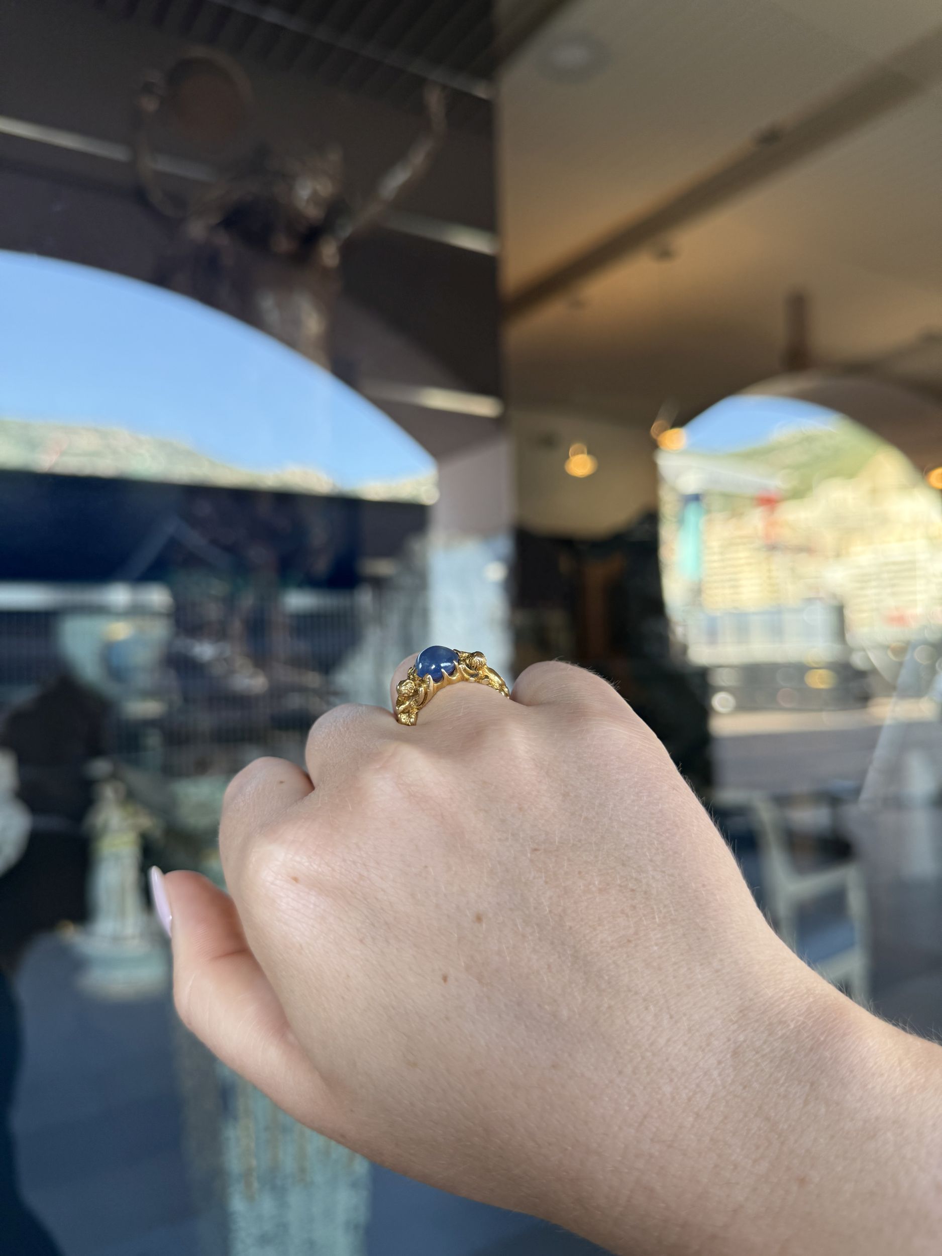 BAGUE ART NOUVEAU:  | H&ocirc;tel Des Ventes de Monte-Carlo