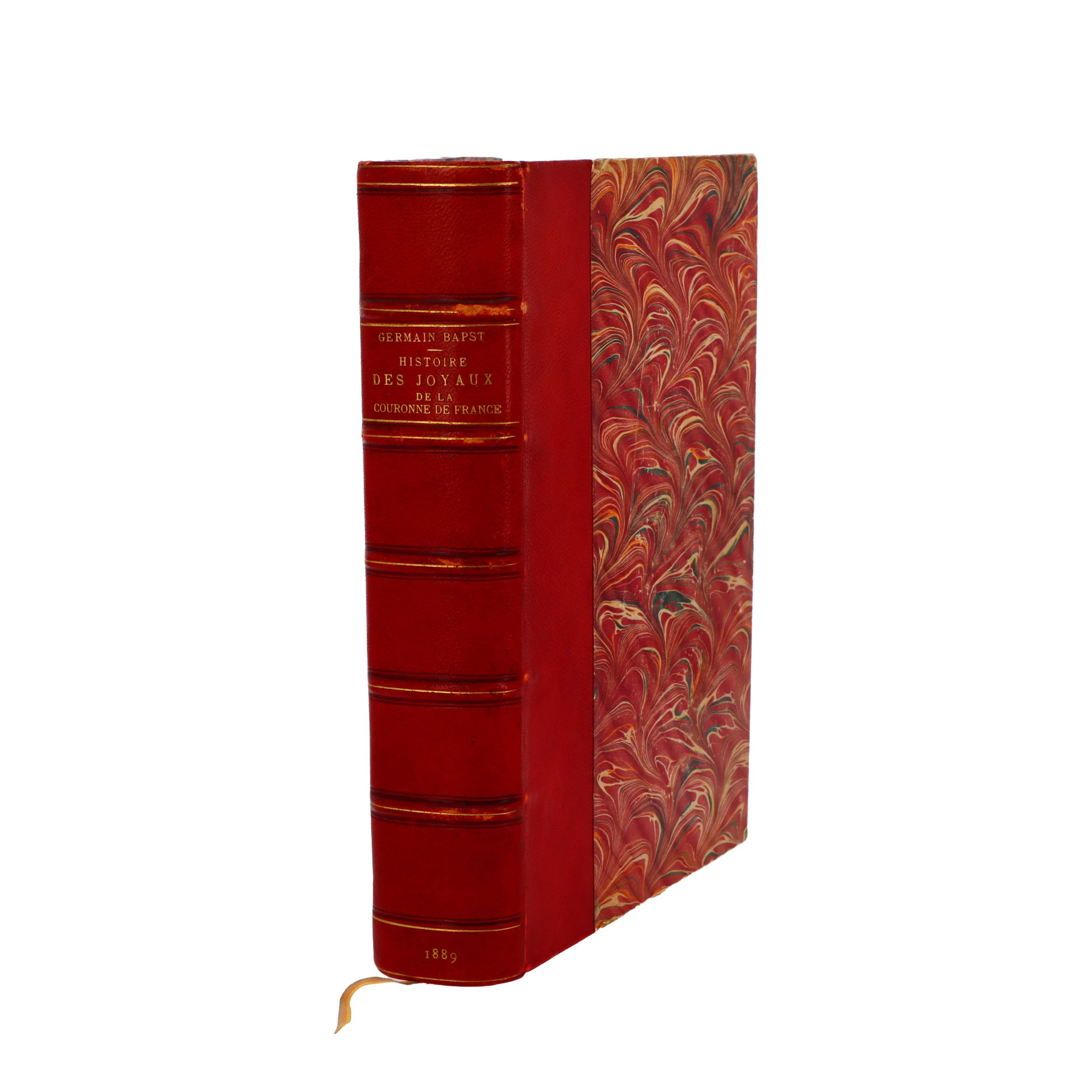BAPST, Germain, Histoire des Joyaux de la Couronne de France, orné de cinquante gravures, Librairie Hachette, 715 p. Paris 1889.