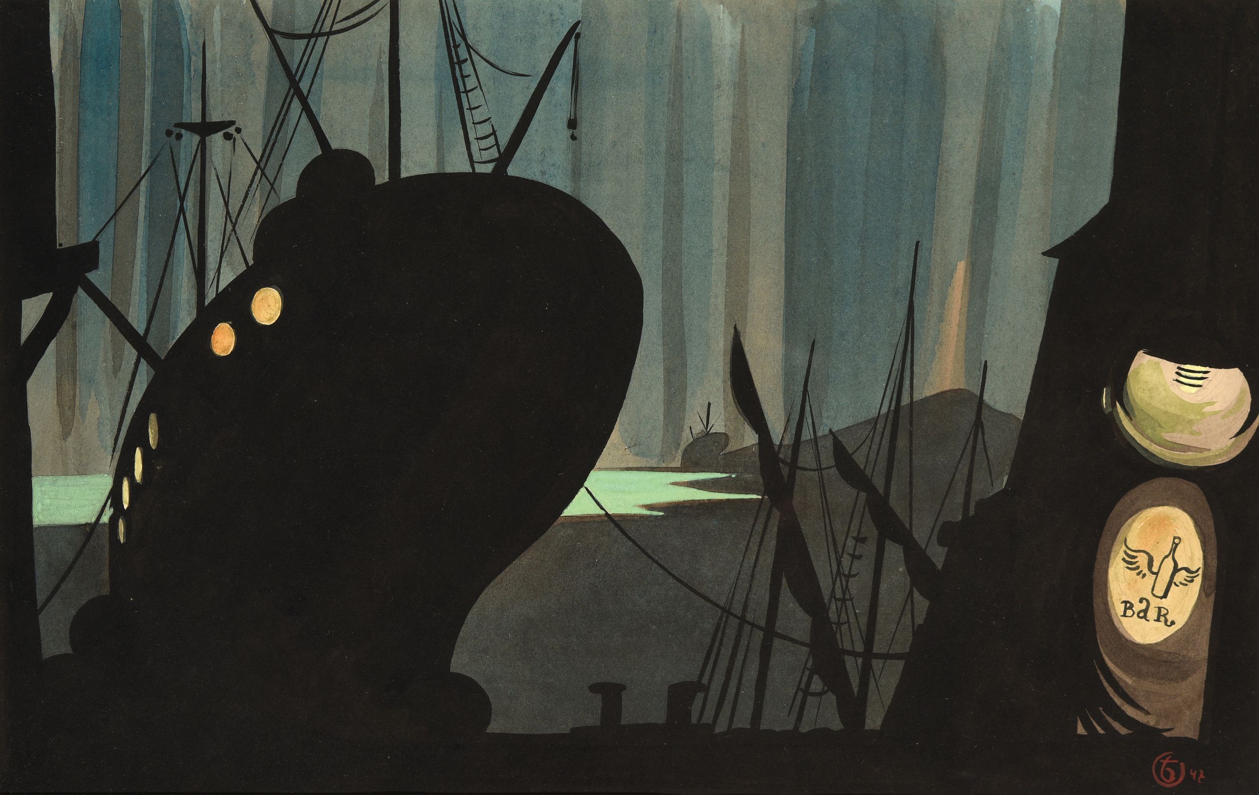 BAKST Léon,:  | H&ocirc;tel Des Ventes de Monte-Carlo