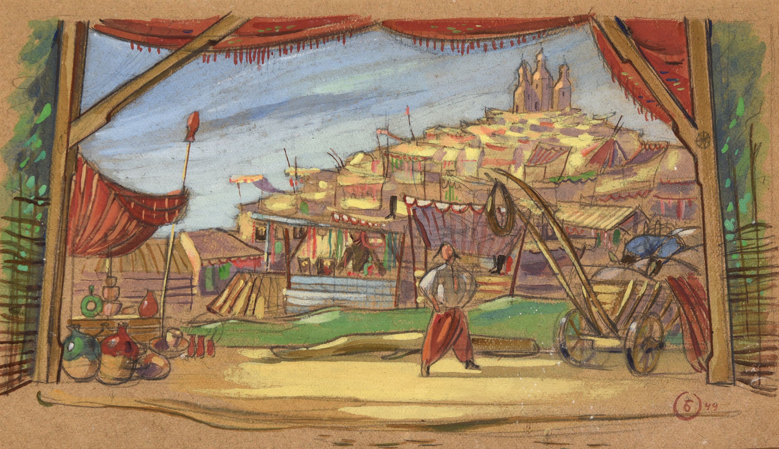 BAKST Léon,:  | H&ocirc;tel Des Ventes de Monte-Carlo