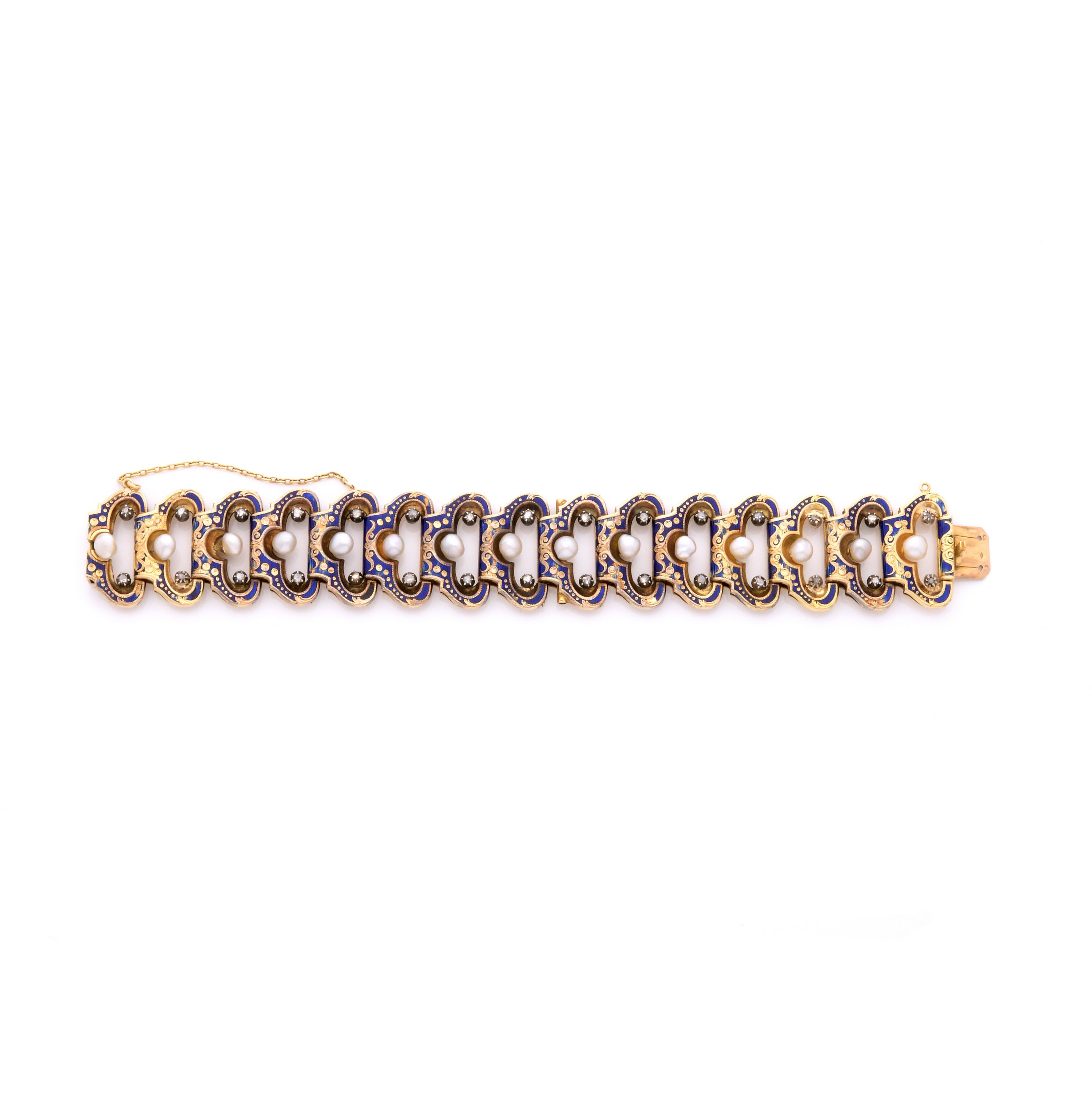 BRACELET RUBAN ARTICULÉ NAPOLEON III 