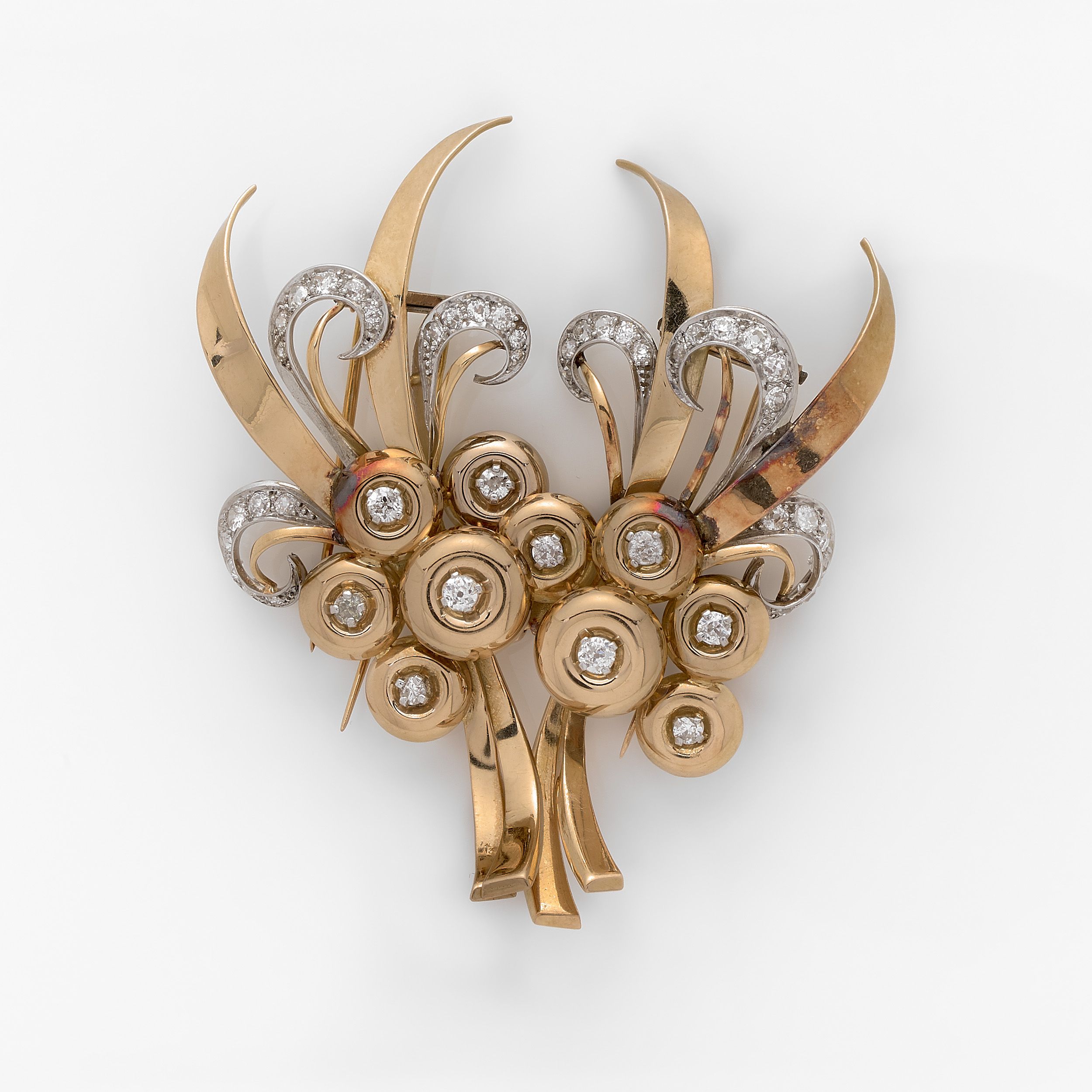 BROCHE BOUQUET DOUBLE CLIP