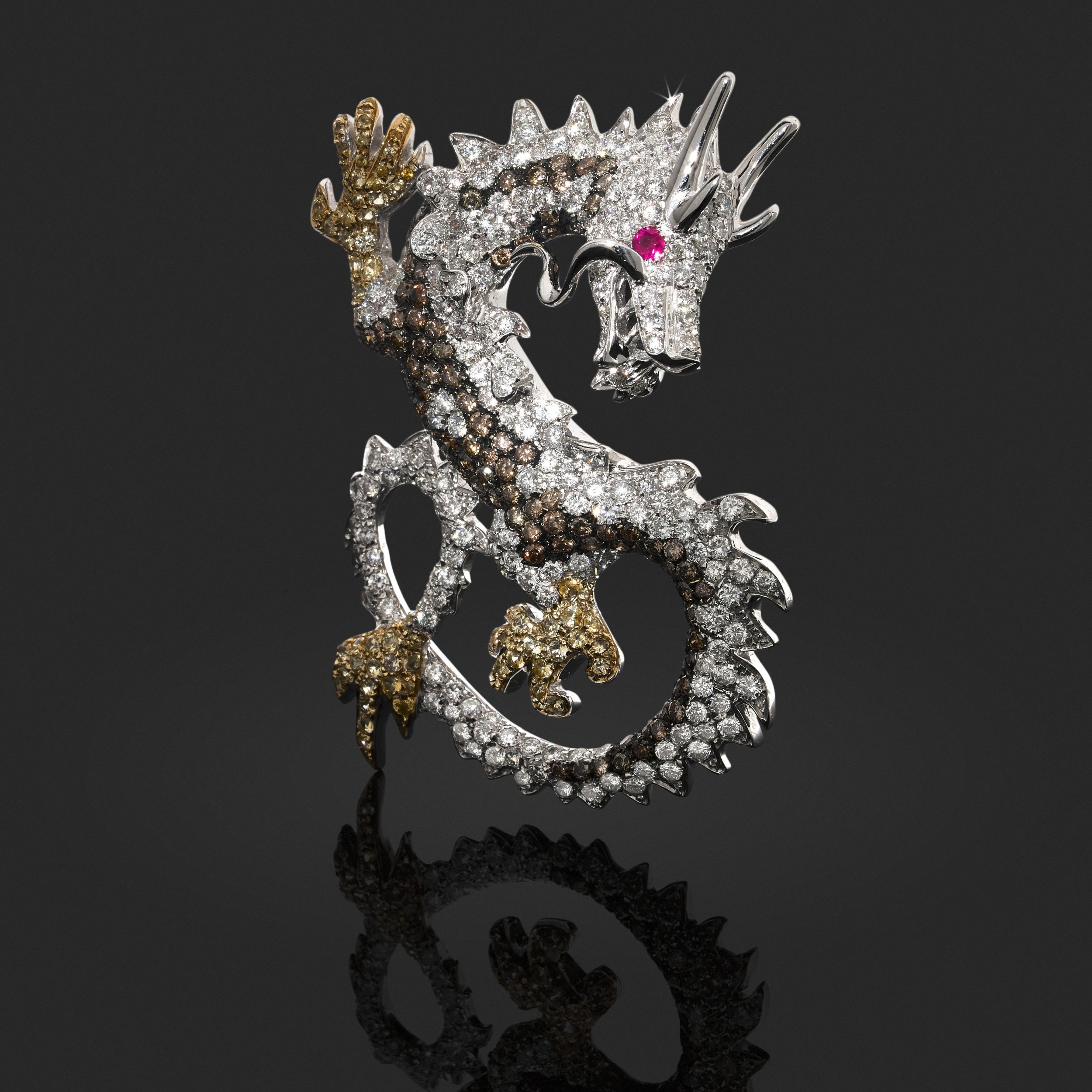 BROCHE DRAGON 