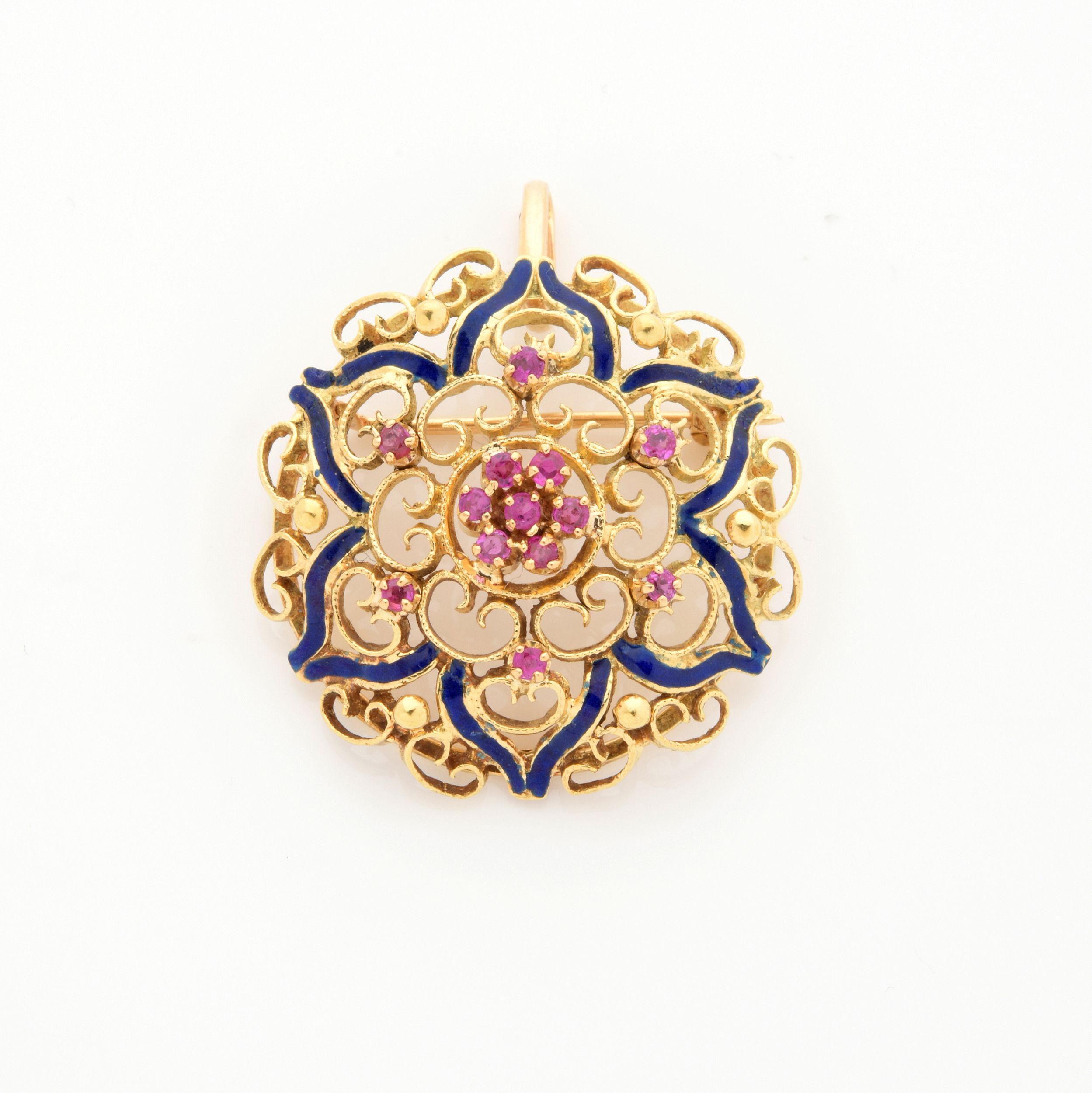 BROCHE PENDENTIF