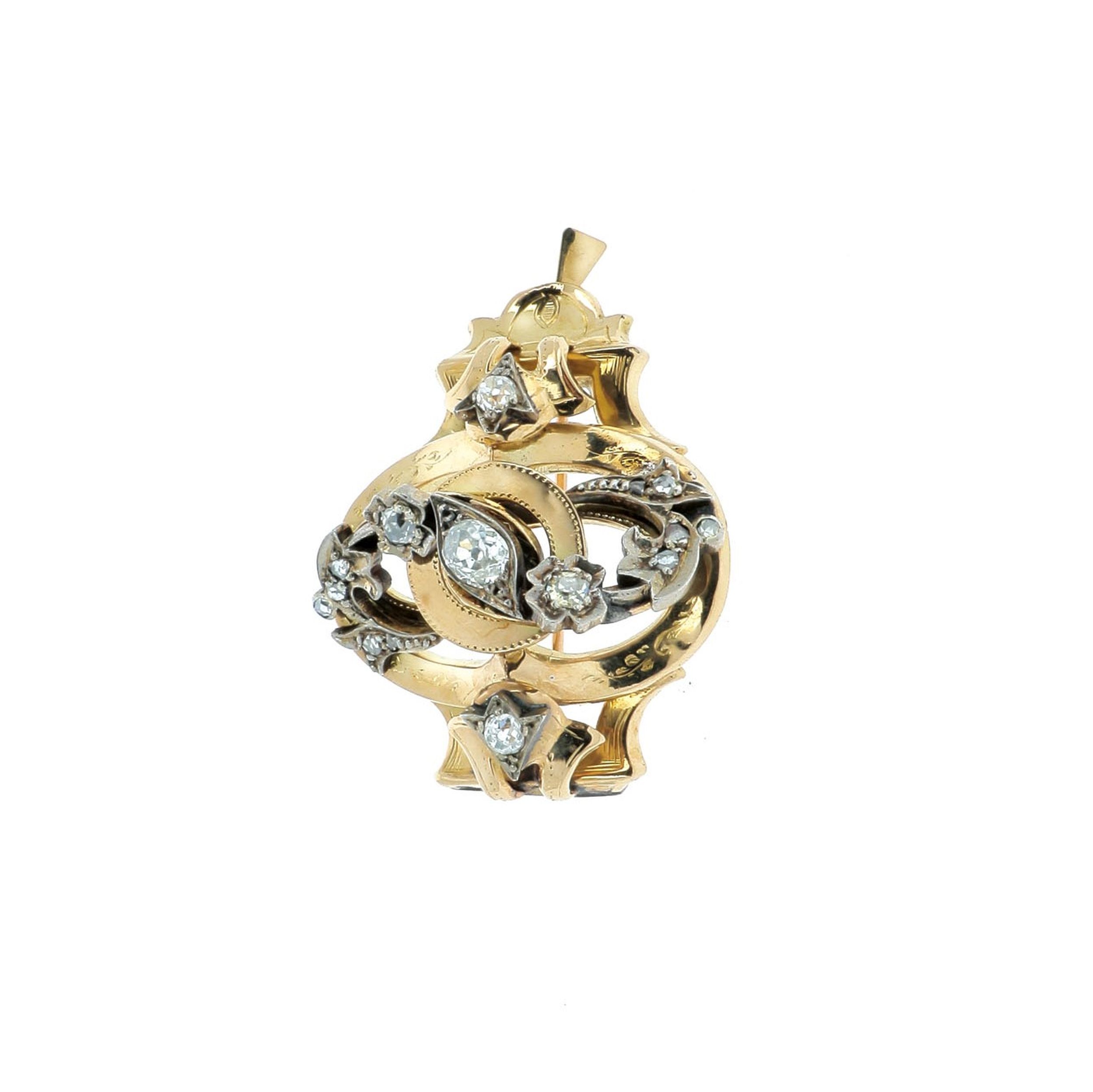 BROCHE PENDENTIF