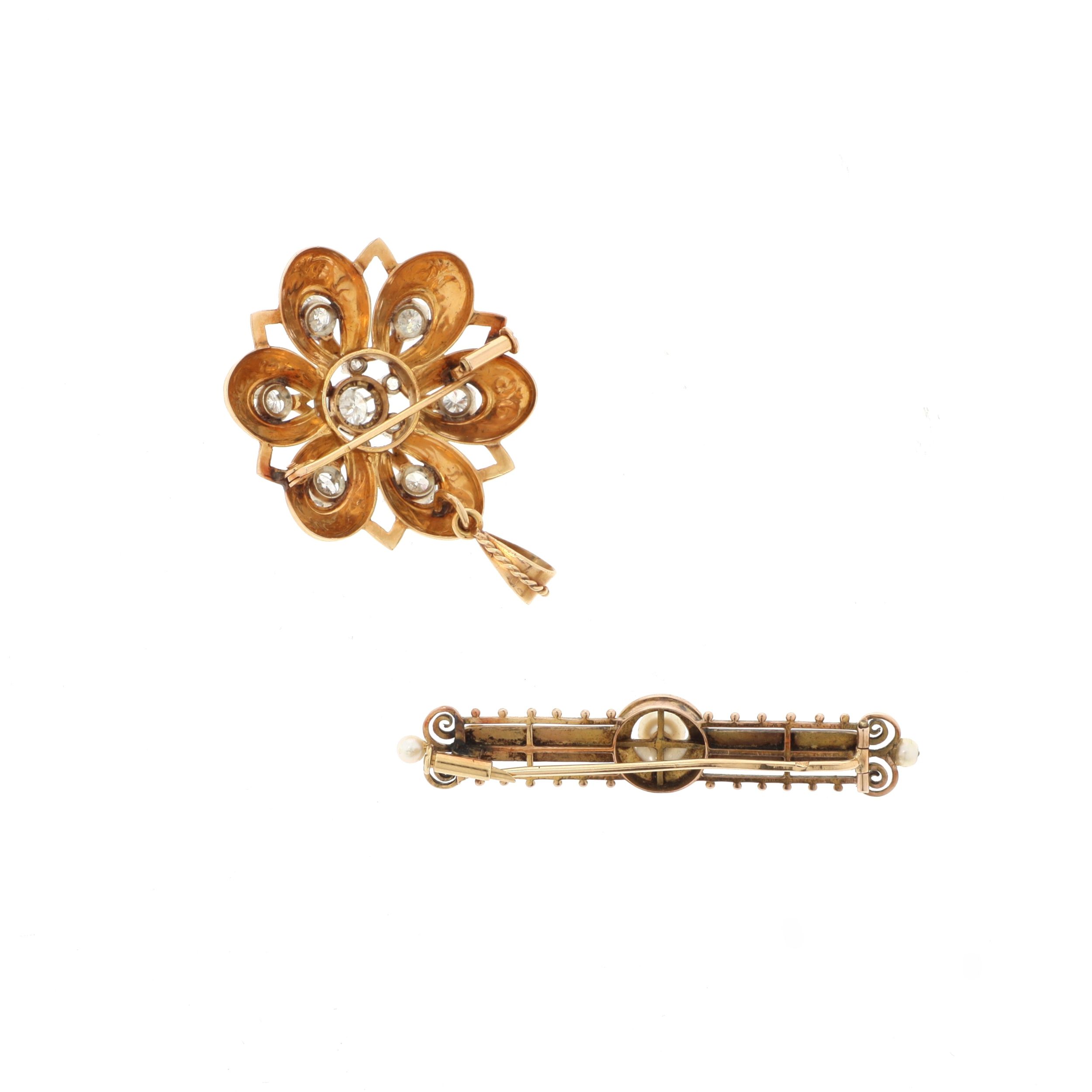 BROCHE PENDENTIF ROSACE:  | H&ocirc;tel Des Ventes de Monte-Carlo