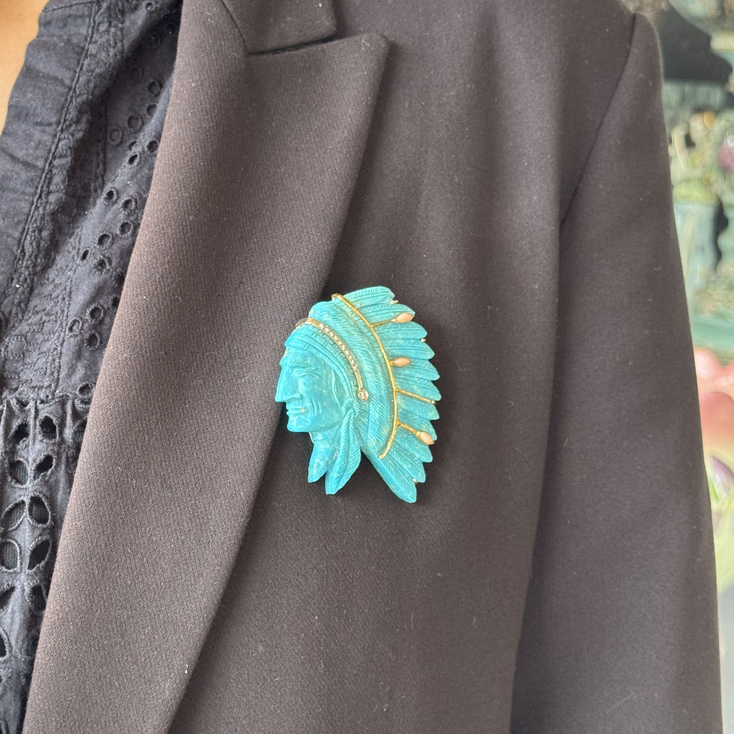 BROCHE PENDENTIF 