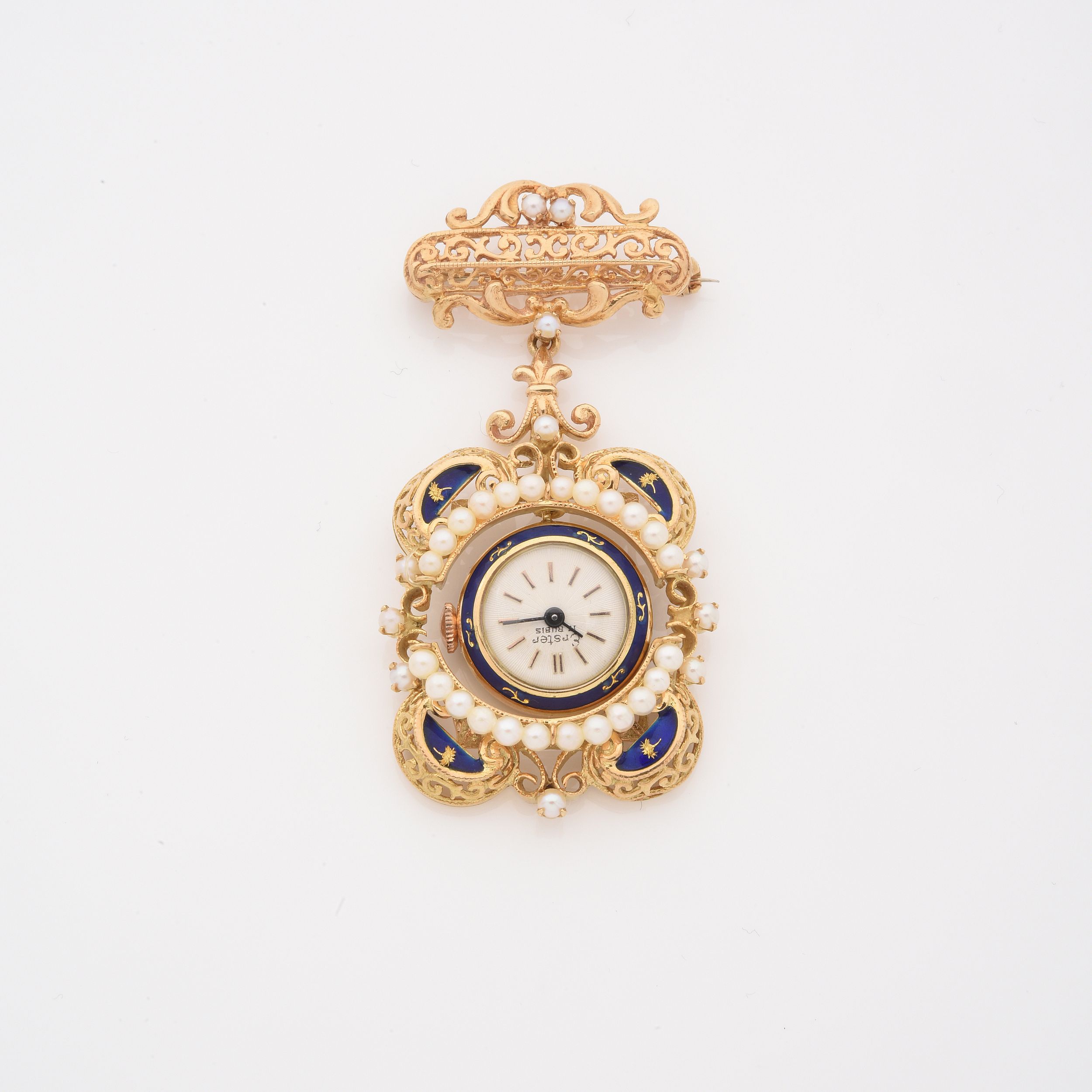 BROCHE PORTE- MONTRE 