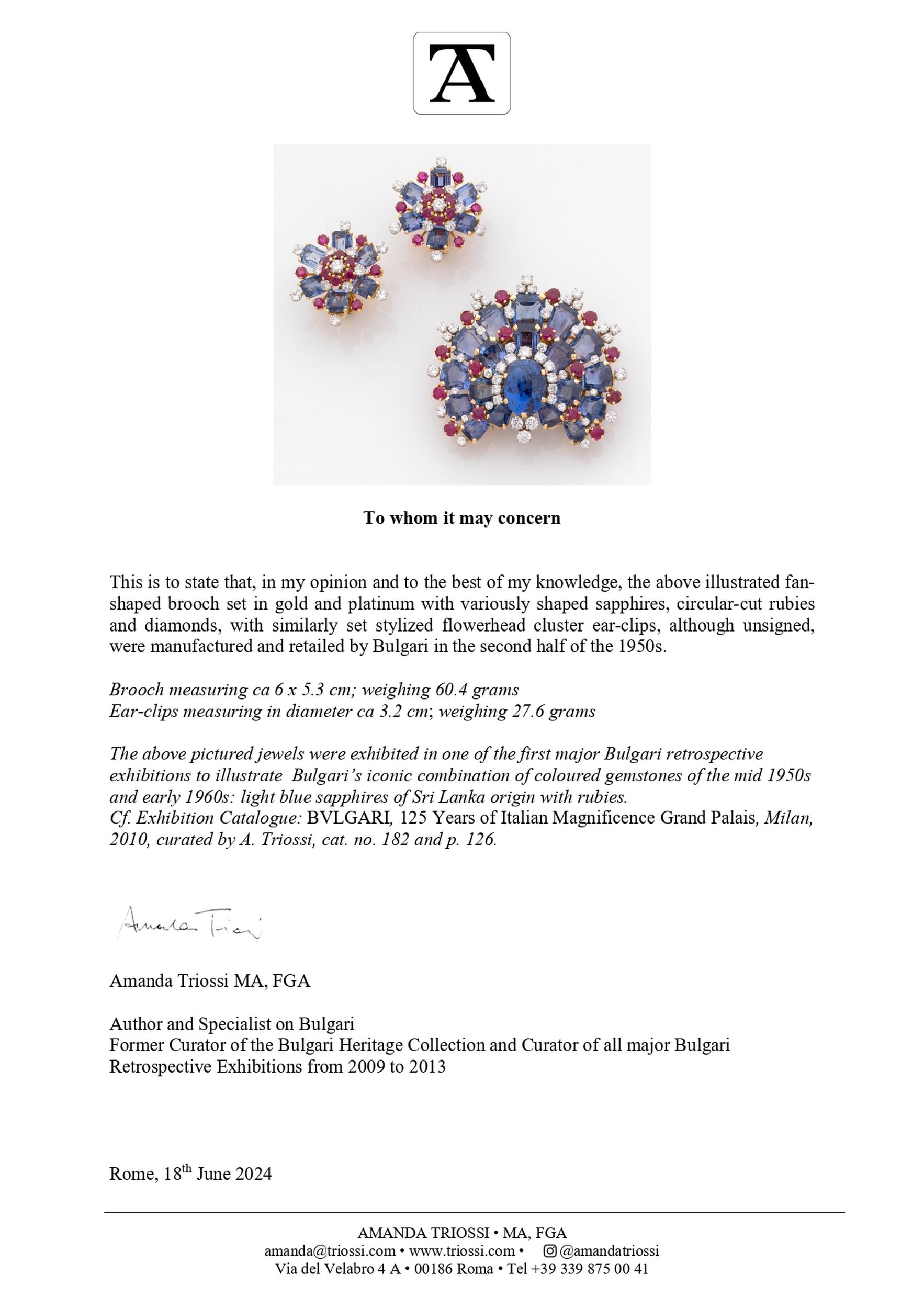 BULGARI:  | H&ocirc;tel Des Ventes de Monte-Carlo