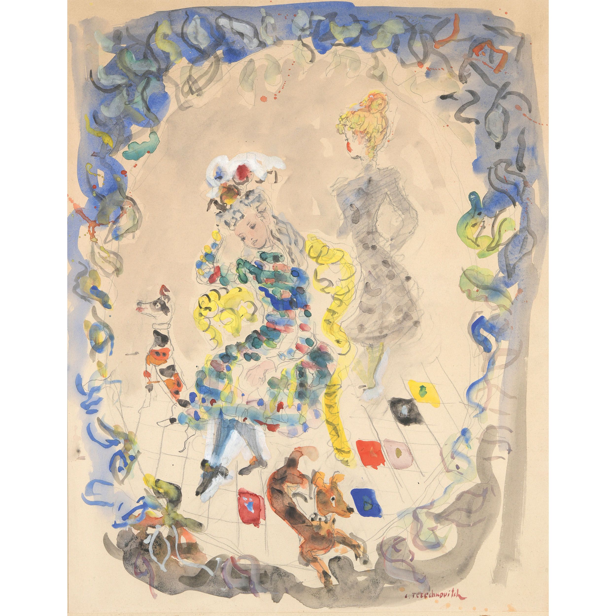 DIMITRI CHIPARUS (1886-1947):  | H&ocirc;tel Des Ventes de Monte-Carlo