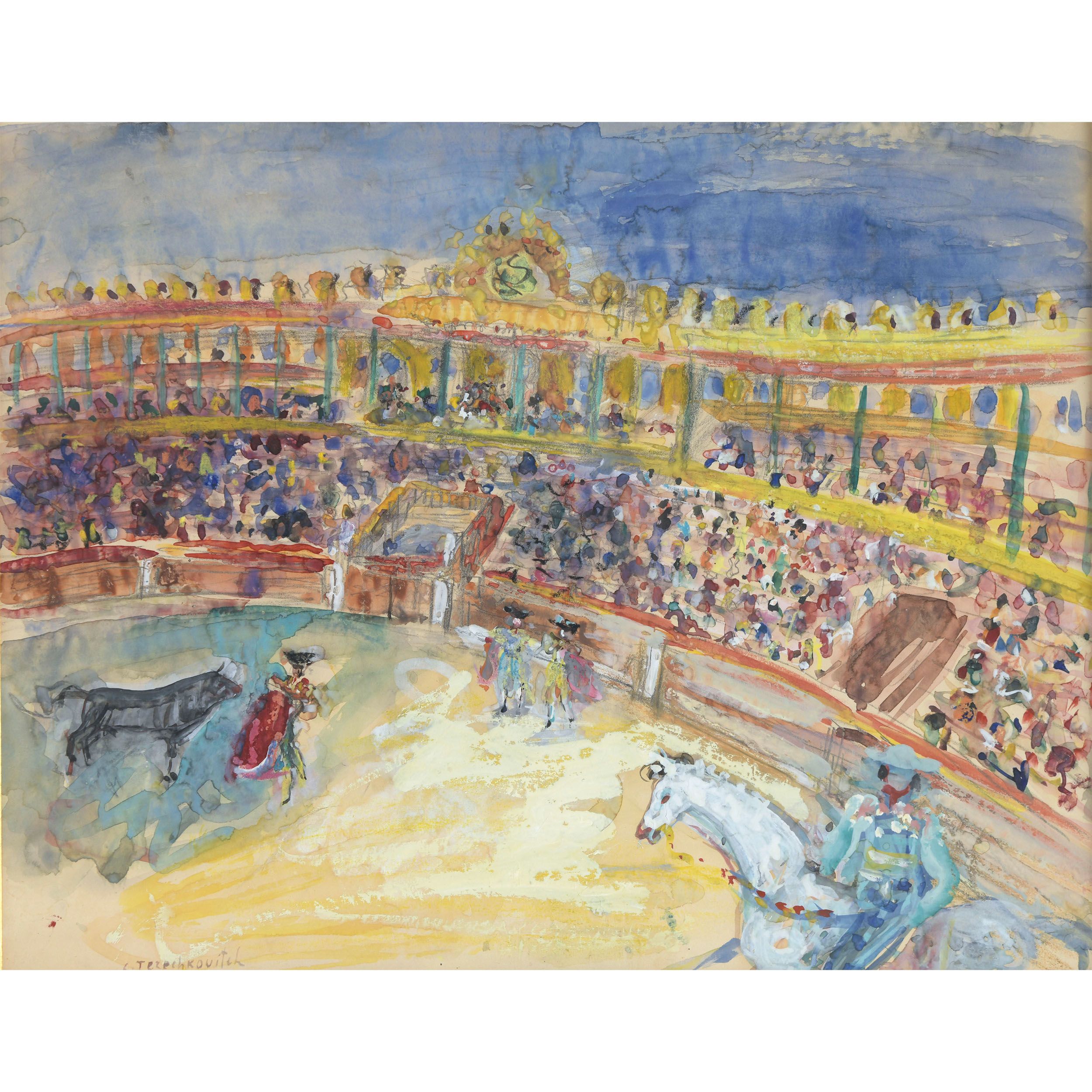 DIMITRI CHIPARUS (1886-1947):  | H&ocirc;tel Des Ventes de Monte-Carlo