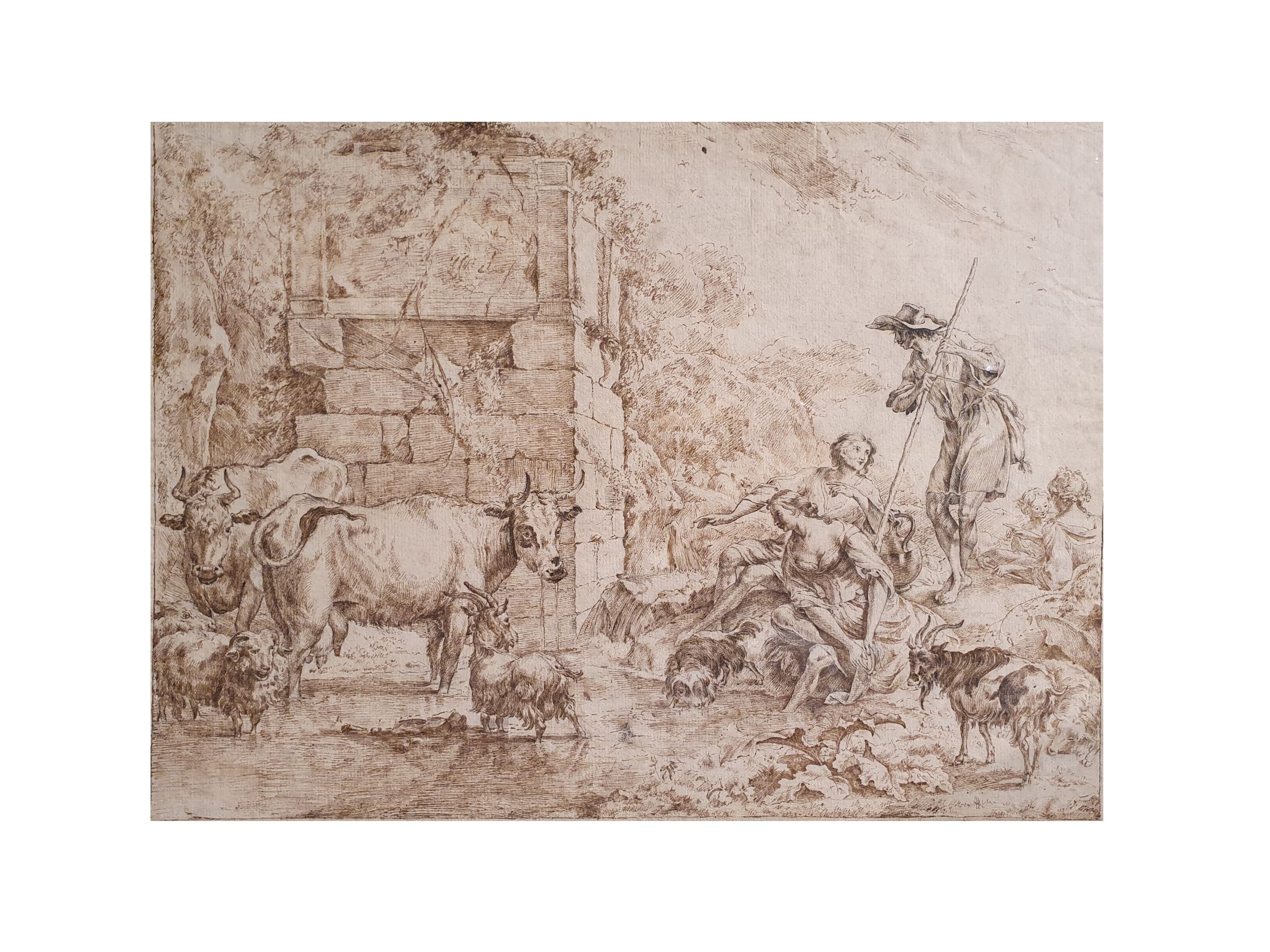 D’APRÈS NICOLAES BERCHEM (1620-1683):  | H&ocirc;tel Des Ventes de Monte-Carlo