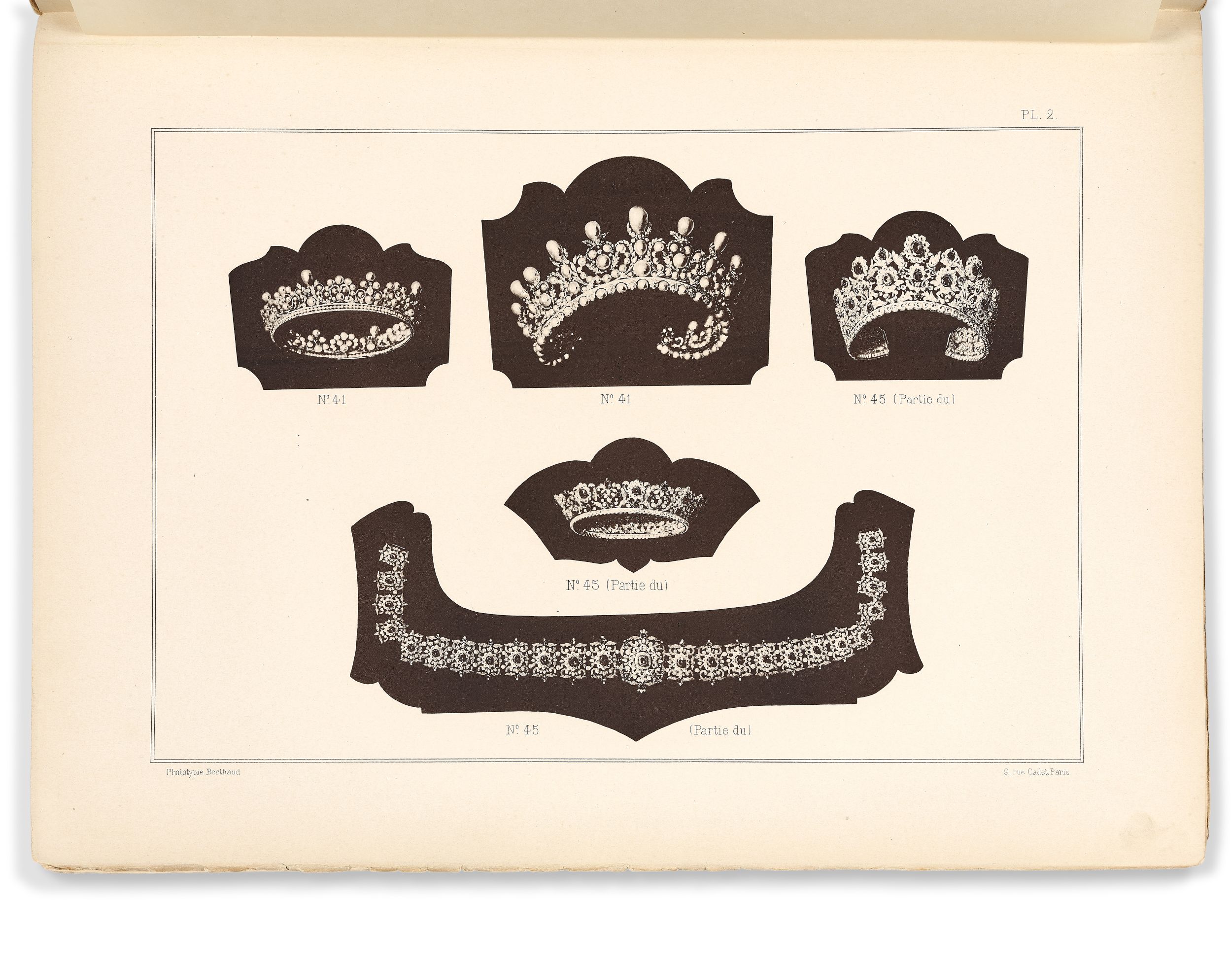DIAMANTS, PERLES ET PIERRERIES PROVENANT DE LA COLLECTION DITE DES JOYAUX DE LA COURONNE, Paris: Imprimerie nationale, 1887.:  | H&ocirc;tel Des Ventes de Monte-Carlo