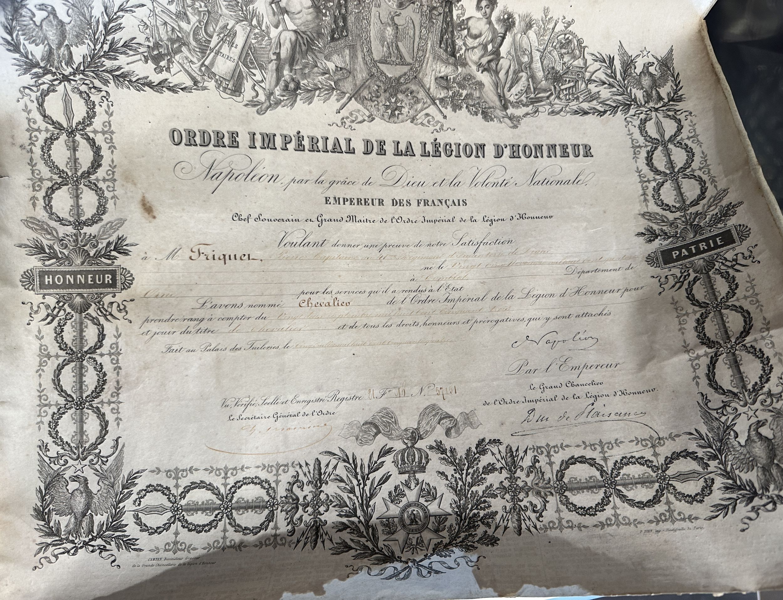 LOT DE 2 CROIX DE CHEVALIER DE L'ORDRE DE LA LEGION D'HONNEUR:  | H&ocirc;tel Des Ventes de Monte-Carlo