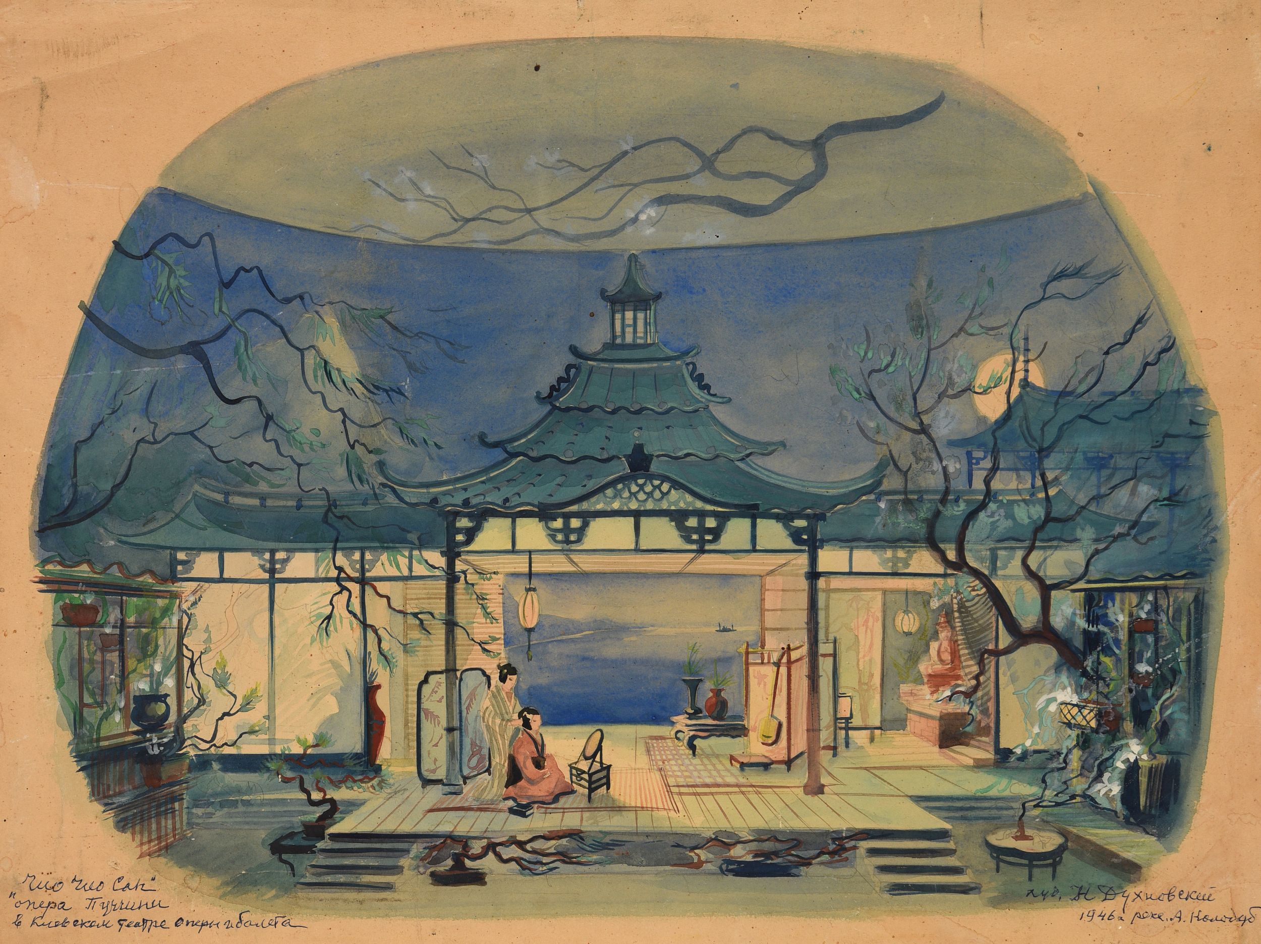 BAKST Léon,:  | H&ocirc;tel Des Ventes de Monte-Carlo