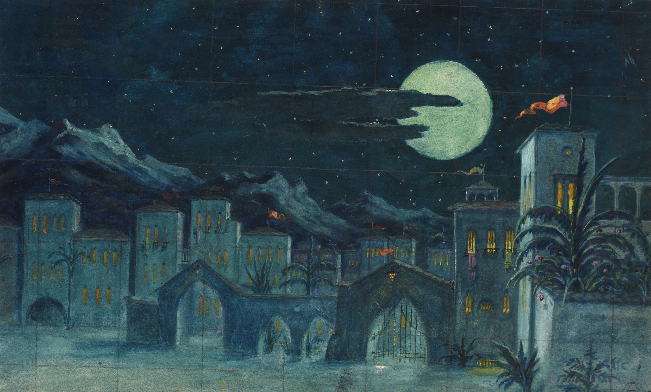 BAKST Léon,:  | H&ocirc;tel Des Ventes de Monte-Carlo