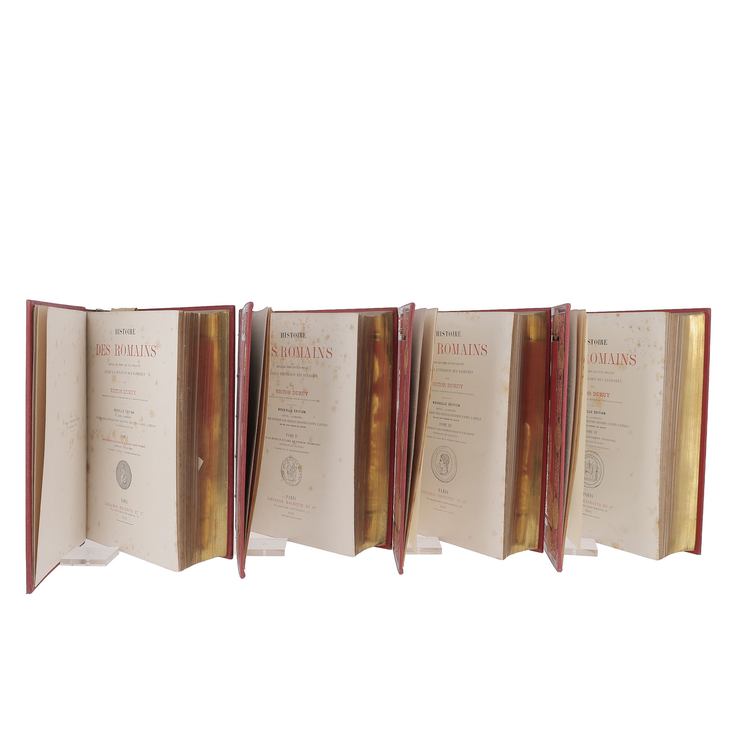 [DURUY (Victor)] Histoire des Romains depuis les temps les plus reculés jusqu'à l'invasion des Barbares, Librairie Hachette et Cie, Paris, 1879:  | H&ocirc;tel Des Ventes de Monte-Carlo