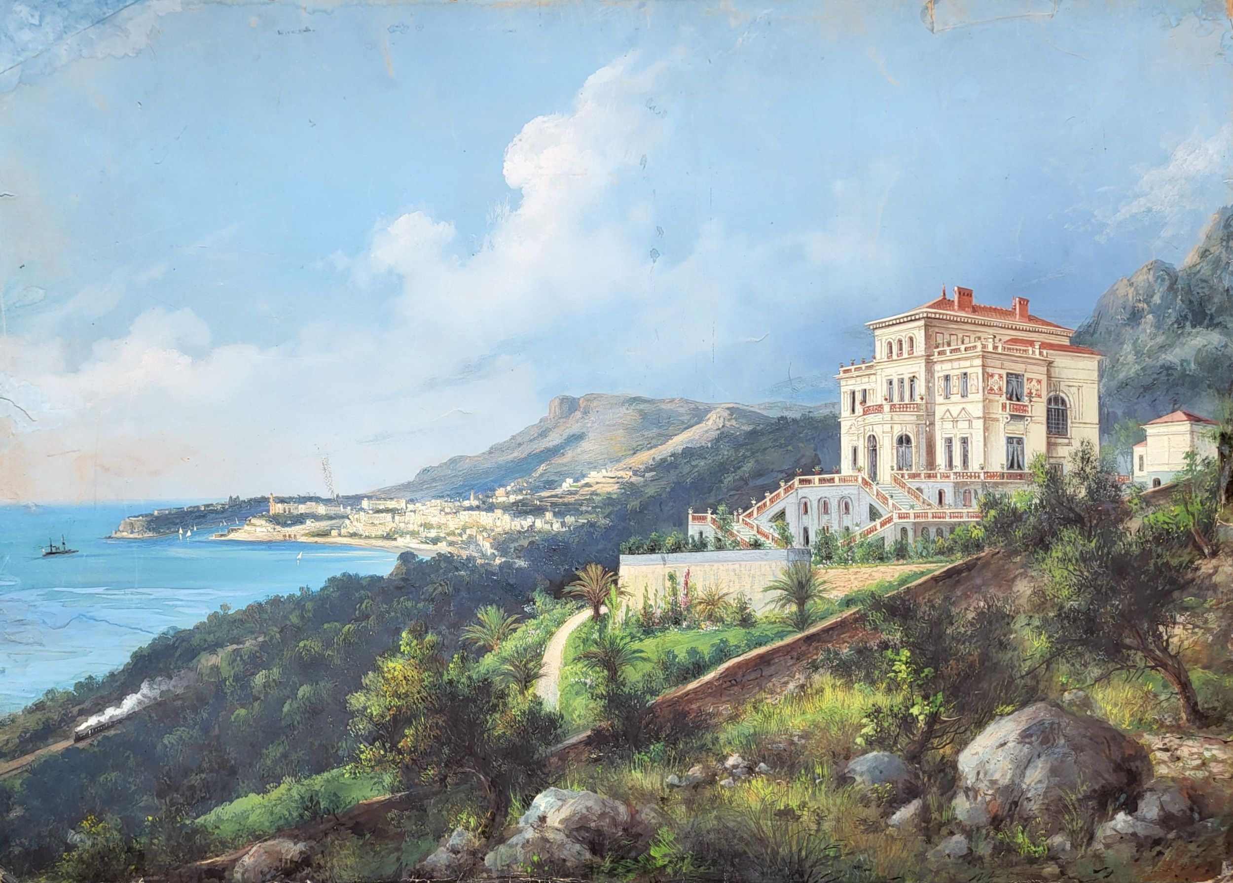 ECOLE ITALIENNE DU XIXème SIECLE:  | H&ocirc;tel Des Ventes de Monte-Carlo