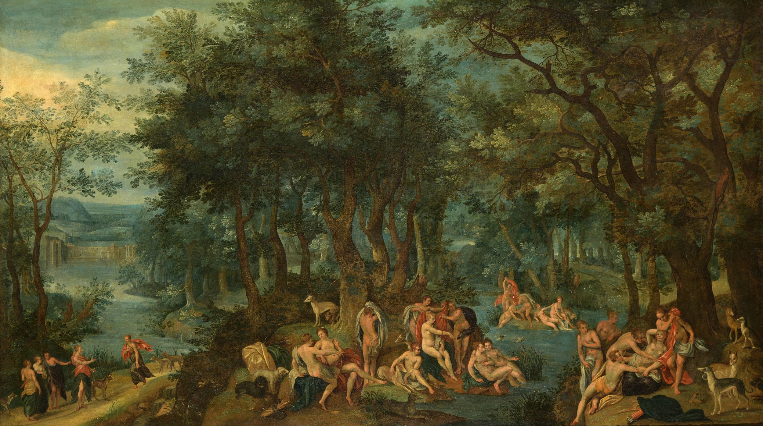 ECOLE FLAMANDE VERS 1620 ENTOURAGE DE DENIJS VAN ALSLOOT (C.1570-C.1626)