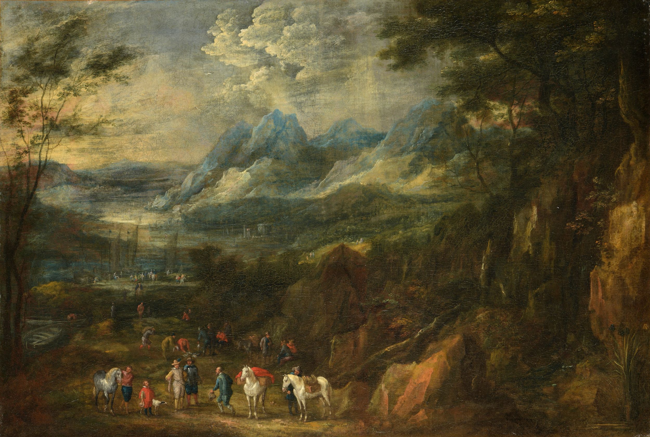ECOLE FLAMANDE VERS 1630, SUIVEUR DE KEUNINCK (VERS
