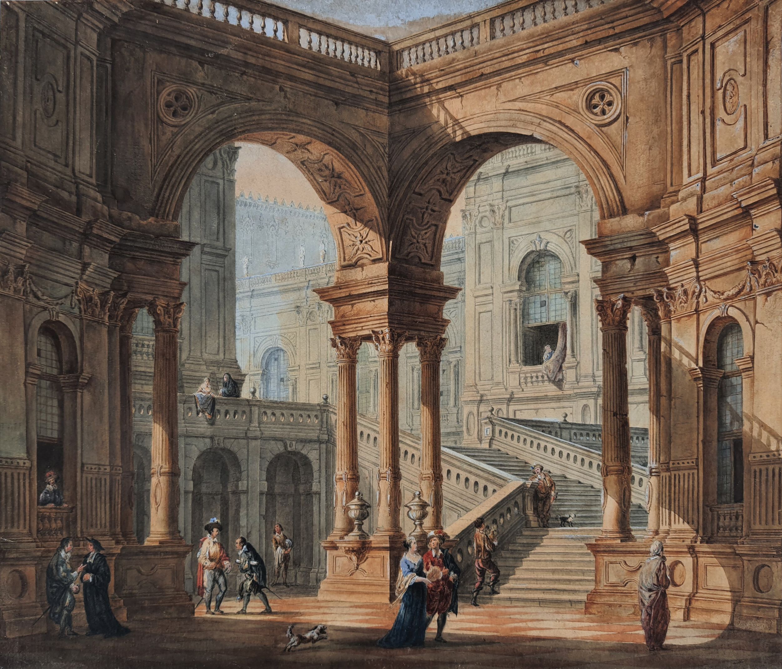 ECOLE ANGLAISE DU XIXÈME SIÈCLE :  | H&ocirc;tel Des Ventes de Monte-Carlo