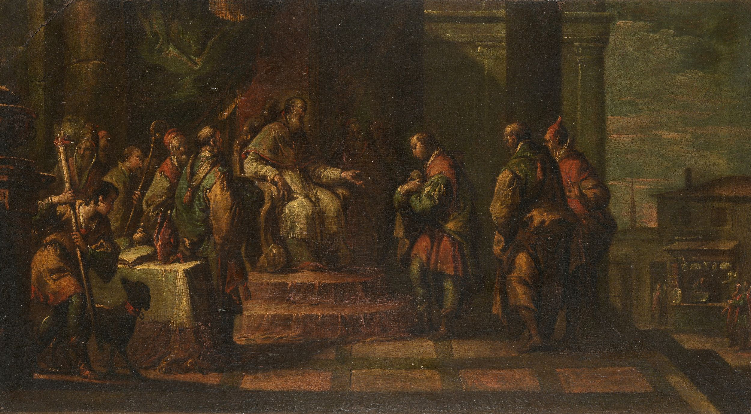 Ecole VENITIENNE vers 1740, entourage de Gianantonio GUARDI