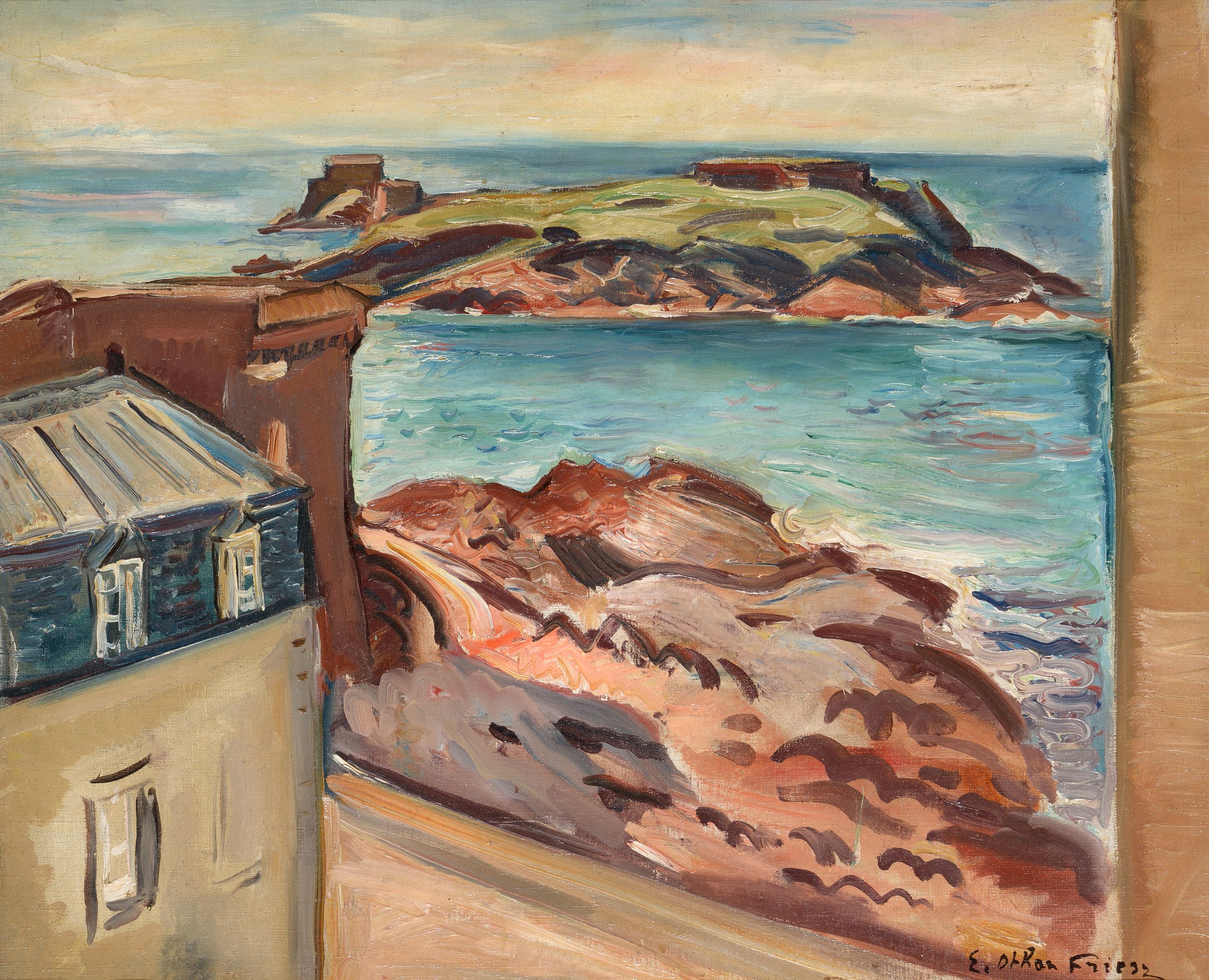 MARCEL GROMAIRE (1892-1971):  | H&ocirc;tel Des Ventes de Monte-Carlo