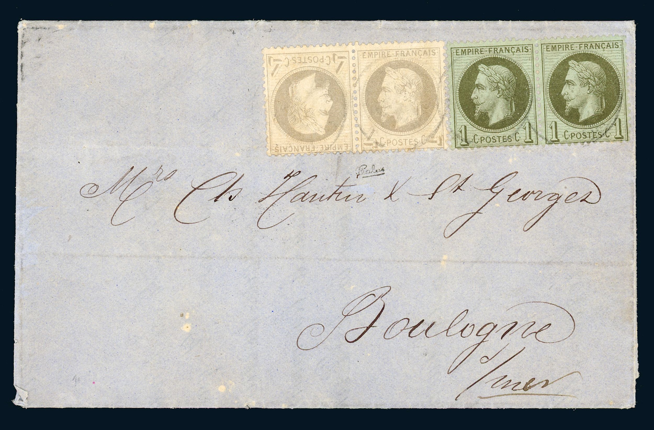 FRANCE 1849-1850, :  | H&ocirc;tel Des Ventes de Monte-Carlo
