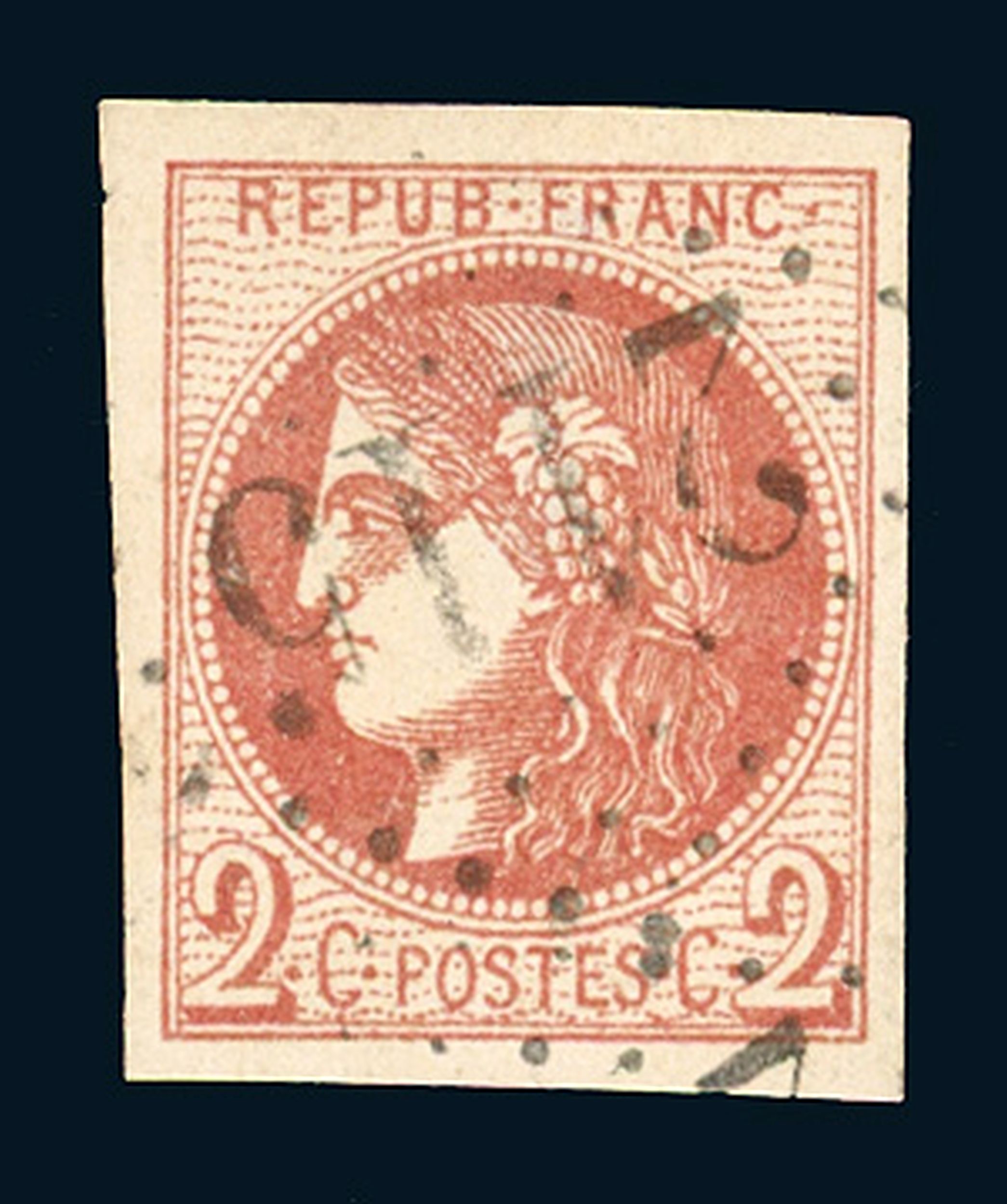 FRANCE 1849-1850, :  | H&ocirc;tel Des Ventes de Monte-Carlo