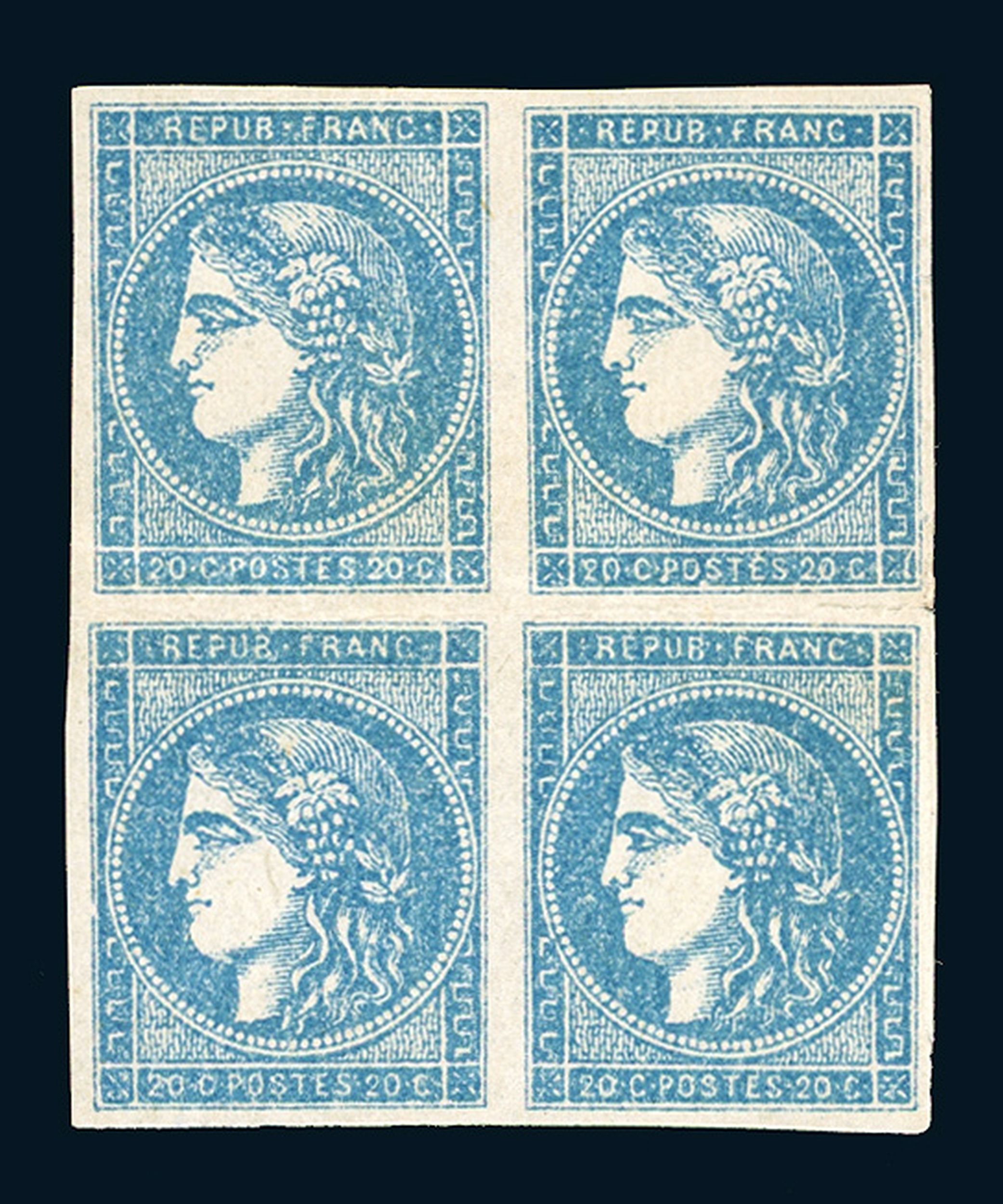 FRANCE 1849-1850, :  | H&ocirc;tel Des Ventes de Monte-Carlo