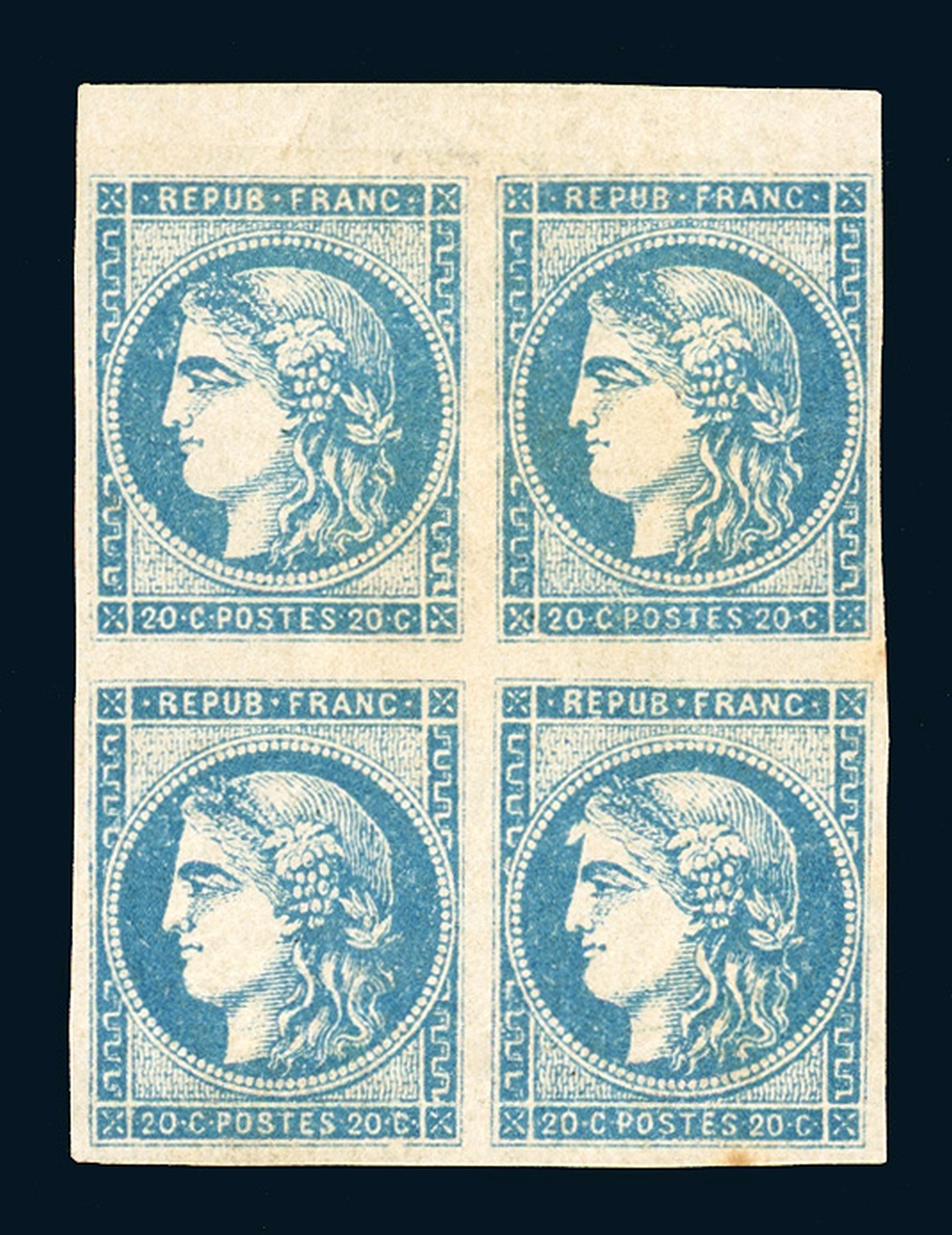 FRANCE 1849-1850, :  | H&ocirc;tel Des Ventes de Monte-Carlo