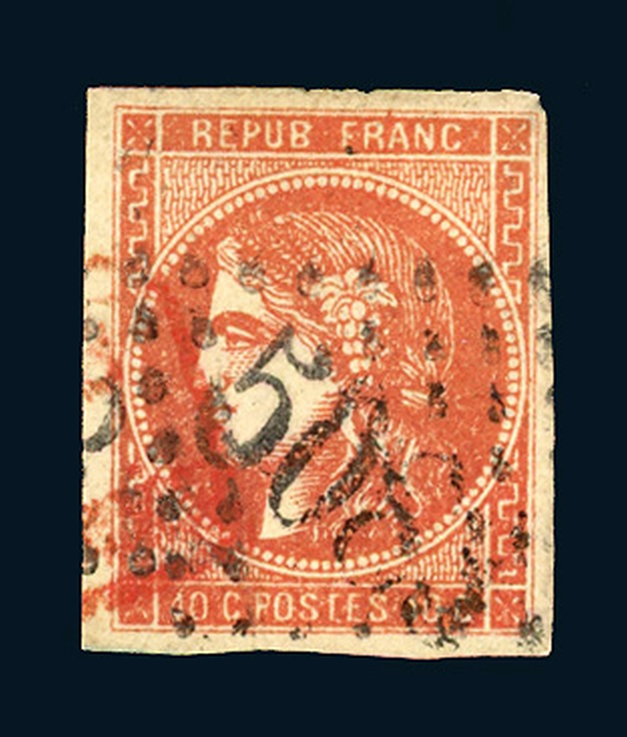 FRANCE 1849-1850, :  | H&ocirc;tel Des Ventes de Monte-Carlo