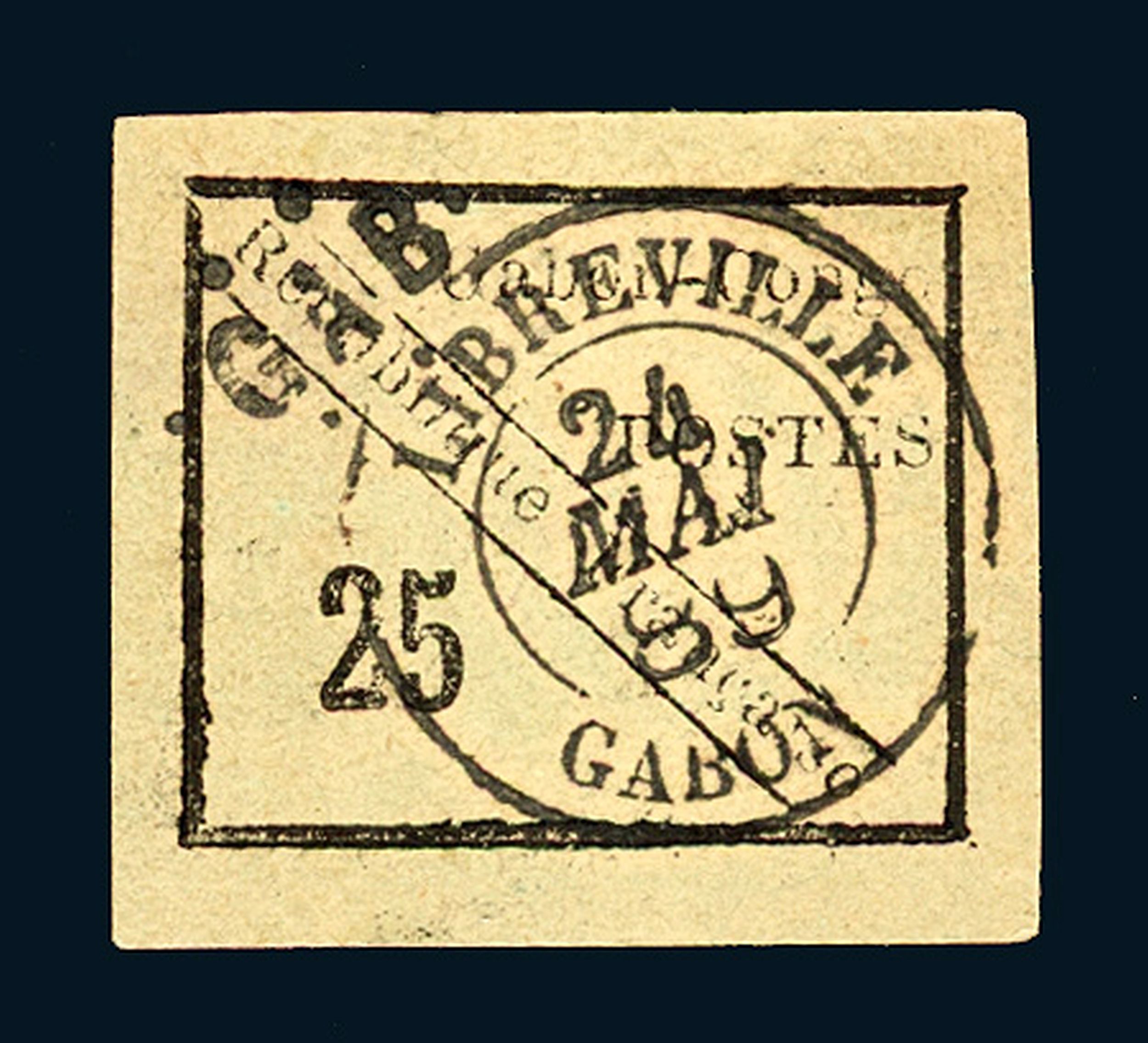 FRANCE 1849-1850, :  | H&ocirc;tel Des Ventes de Monte-Carlo