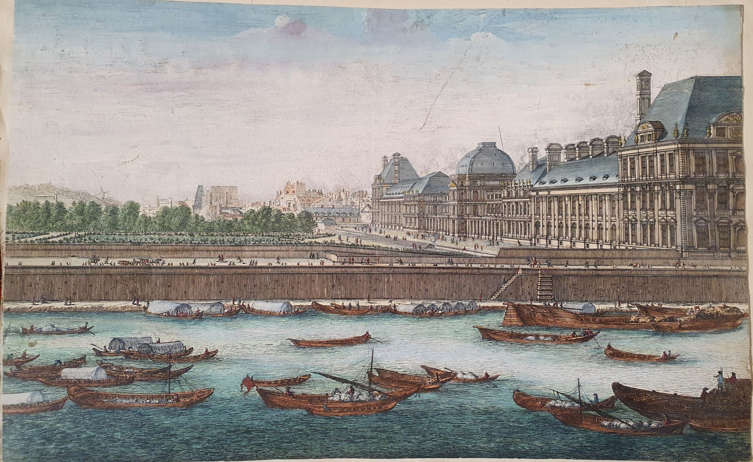 GRAVURE EN COULEURS D’ÉPOQUE XVIIIÈME SIÈCLE