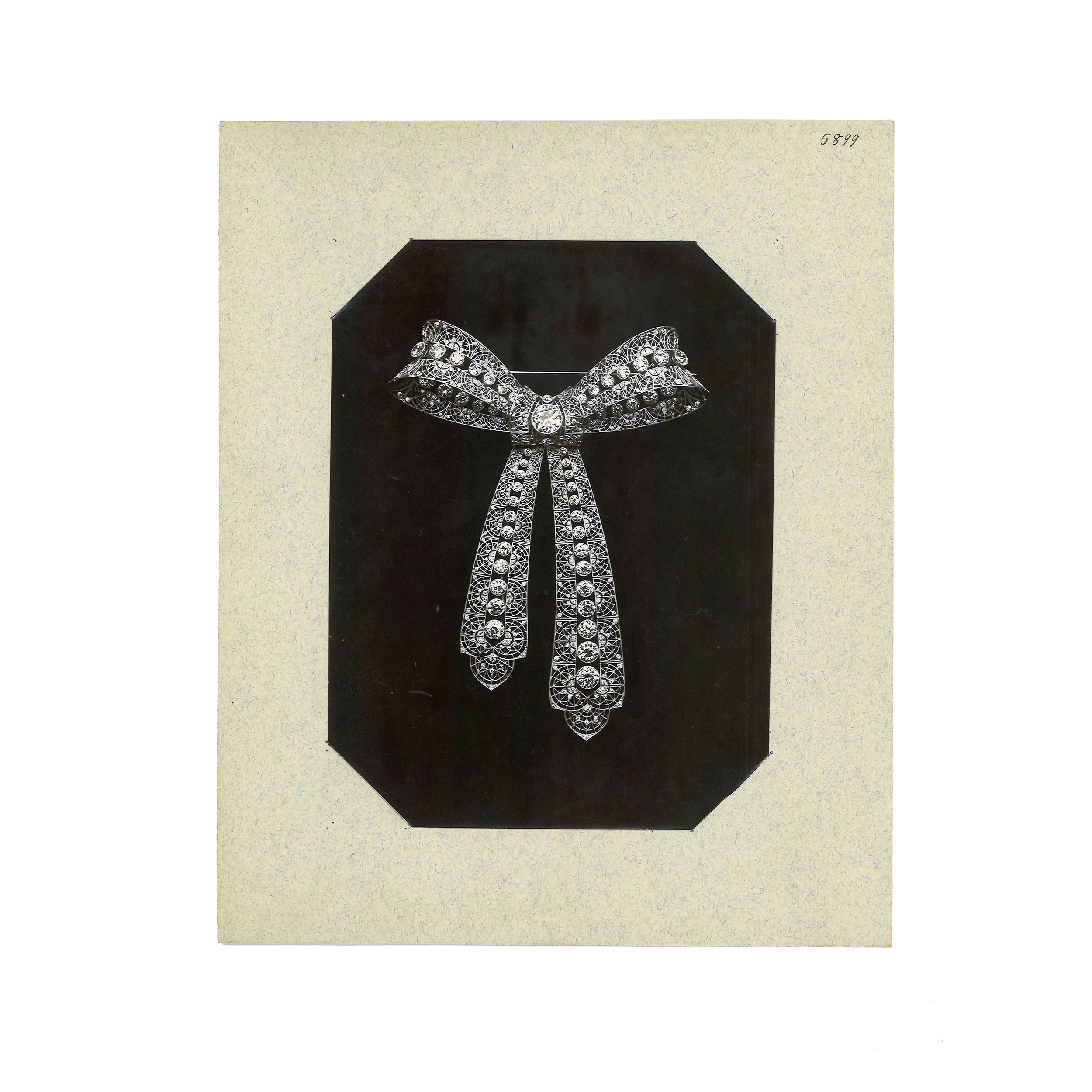 LOT DE DESSINS ET PHOTOS D'ARCHIVES DE JOAILLERIE:  | H&ocirc;tel Des Ventes de Monte-Carlo