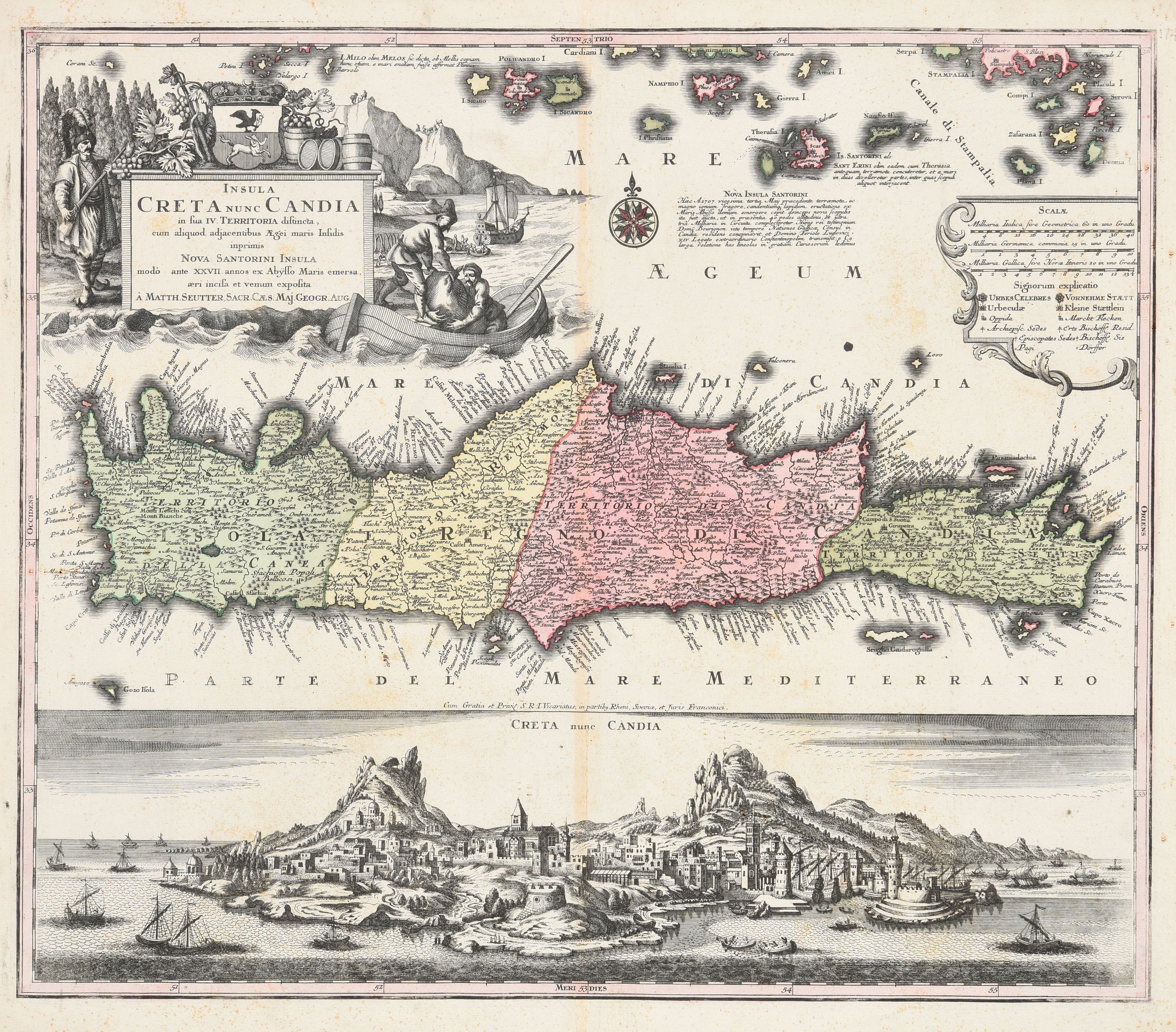 [AMÉRIQUE]. OGILBY (John)  MONTANUS (Anoldus). America : being the latest, and most accurate Description of the New World ; containing the Original of the Inhabitants, and the Remarkable Voyages thither. The Conquest of the vast Empires of Mexico and Peru, and other large Provinces and Territories, with the several European Plantations in those Parts. Also their Cities, Fortresses, Towns, Temples, Mountains, and Rivers. Their Habits, Customs, Manners, and Religions. Their Plants, Beasts, Birds, and Serpents […]. Collected from most Authentick Authors […] by John OGILBY. London, Printed by the Author, 1671. In-folio, veau fauve, filets dorés et roulette dentelée estampée à froid encadrant les plats, dos à nerfs orné (reliure anglaise début XIXe s.).	:  | H&ocirc;tel Des Ventes de Monte-Carlo