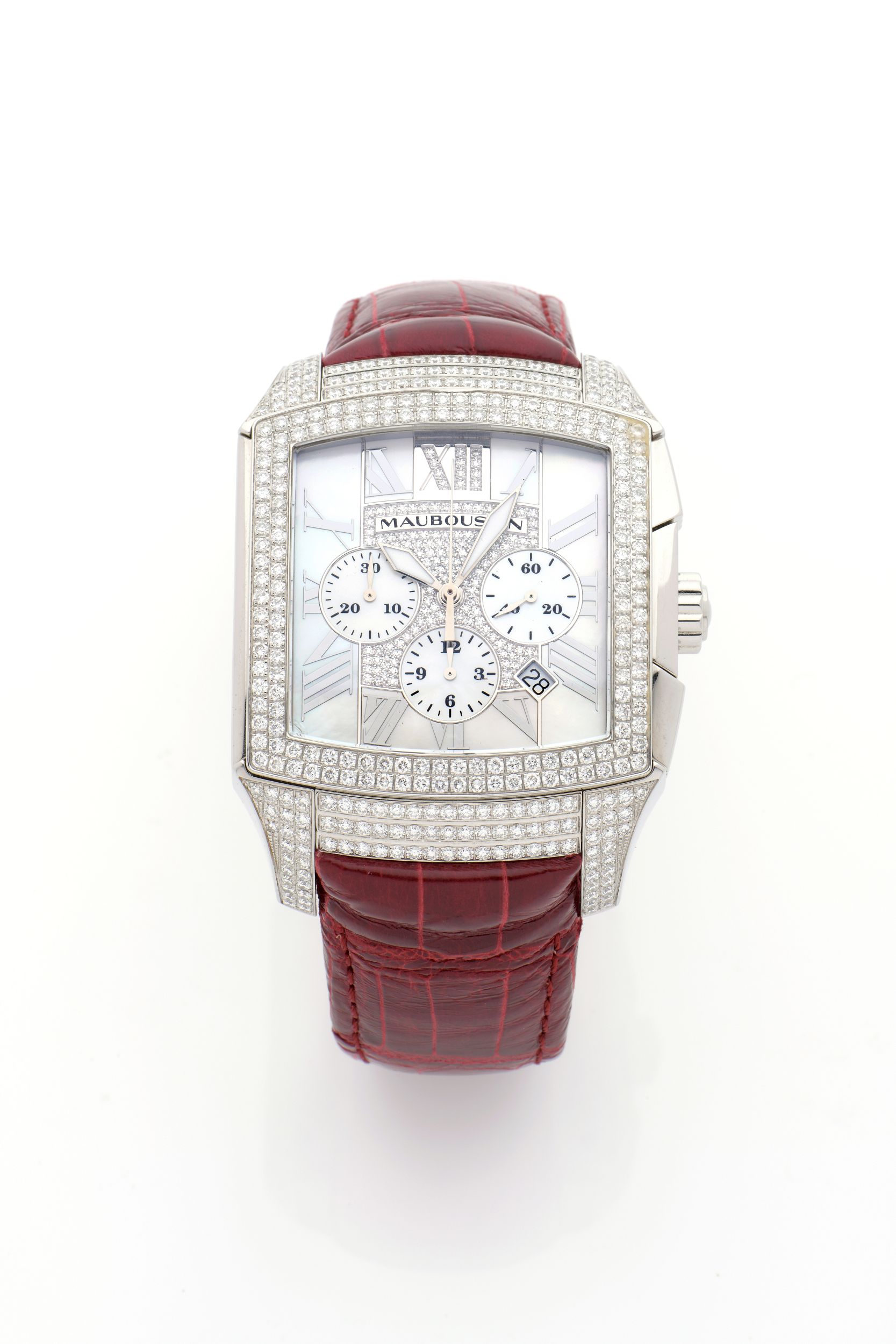 MAUBOUSSIN DELIT DELIRANTE CHRONOGRAPH DIAMANTS