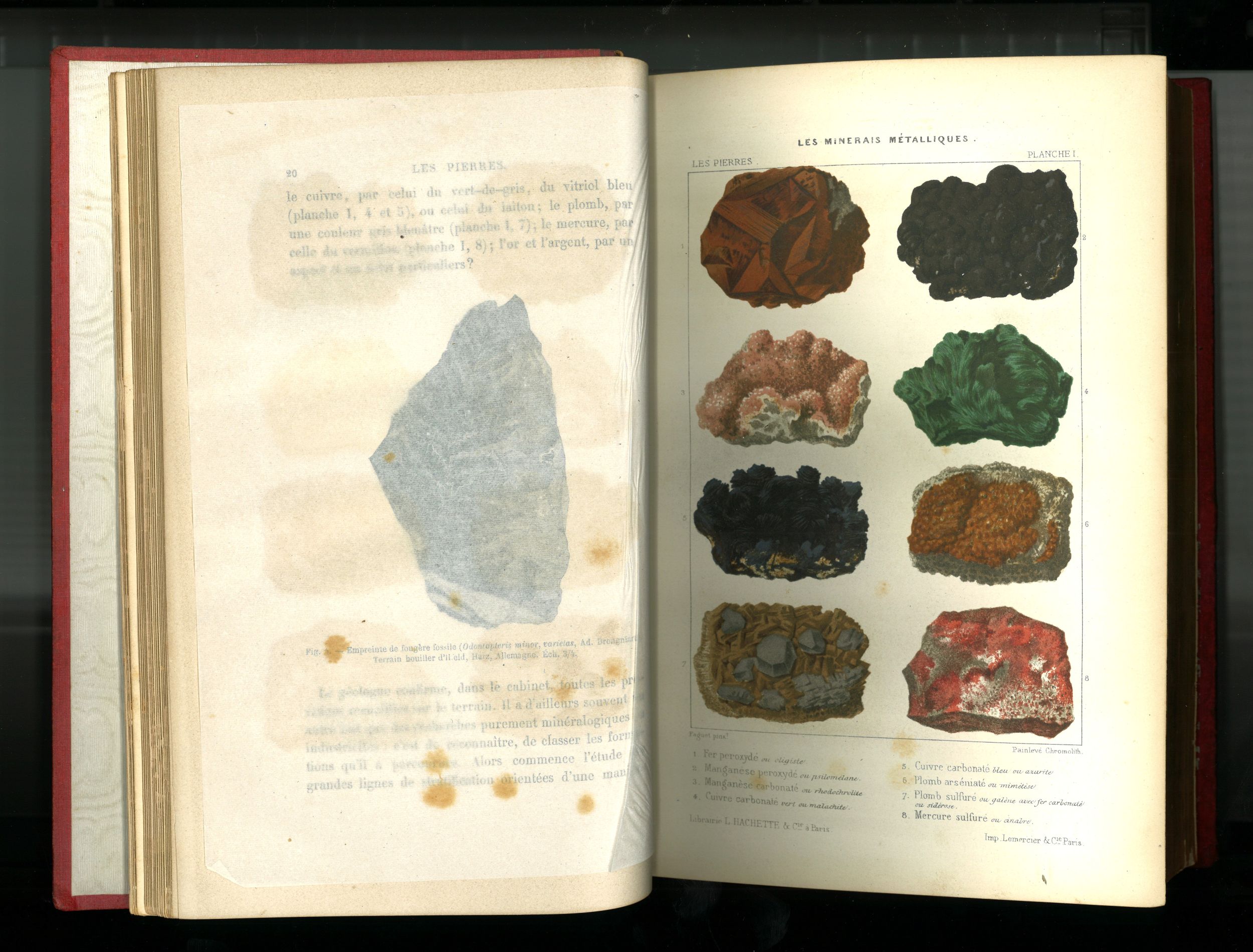 [MINERALOGIE] SIMONIN (Louis), Les pierres esquisses mineralogiques, Librairie de L. Hachette et cie, Paris, 1869:  | H&ocirc;tel Des Ventes de Monte-Carlo
