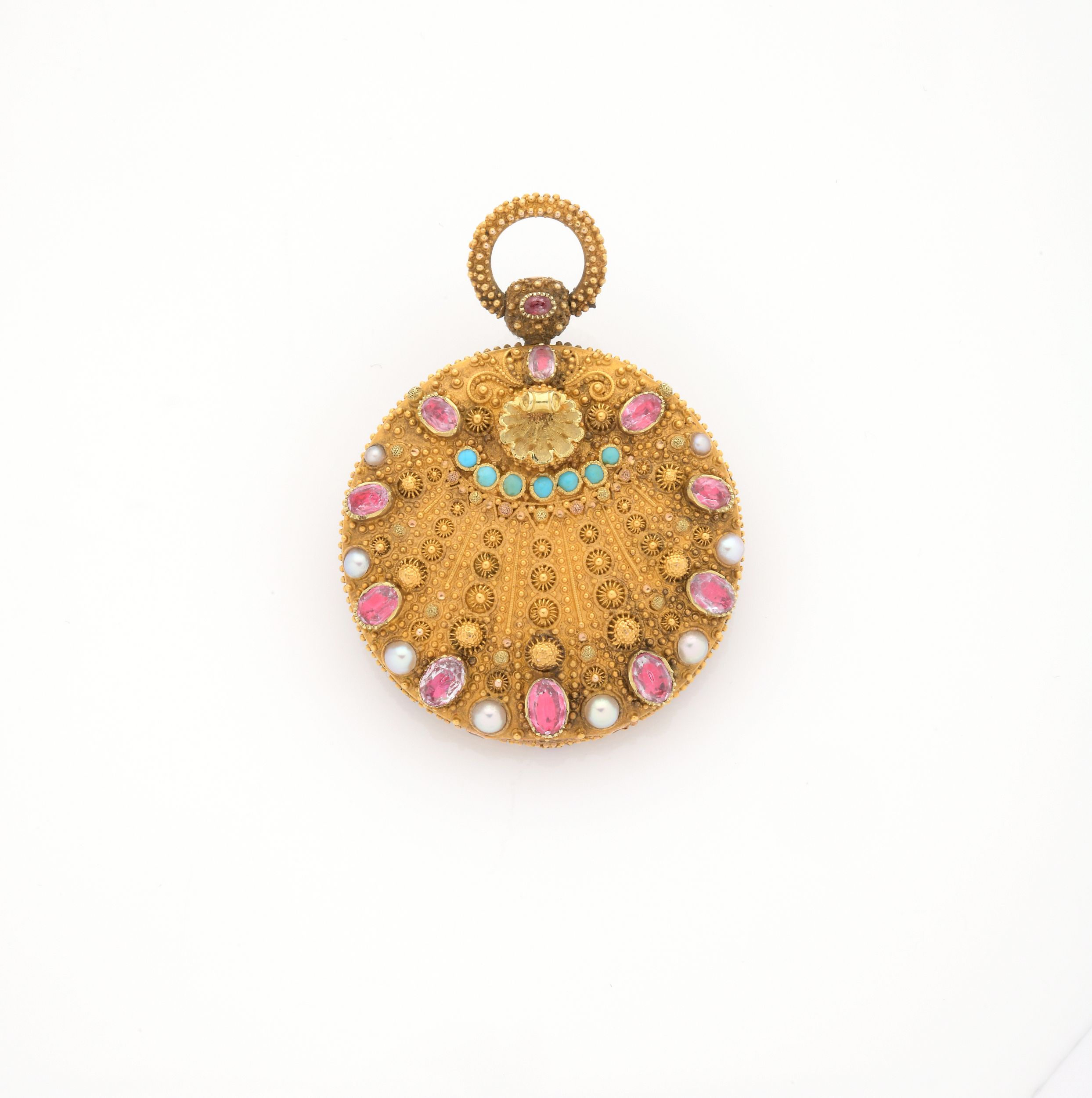 MONTRE DE POCHE "COQUILLE SAINT JACQUES"