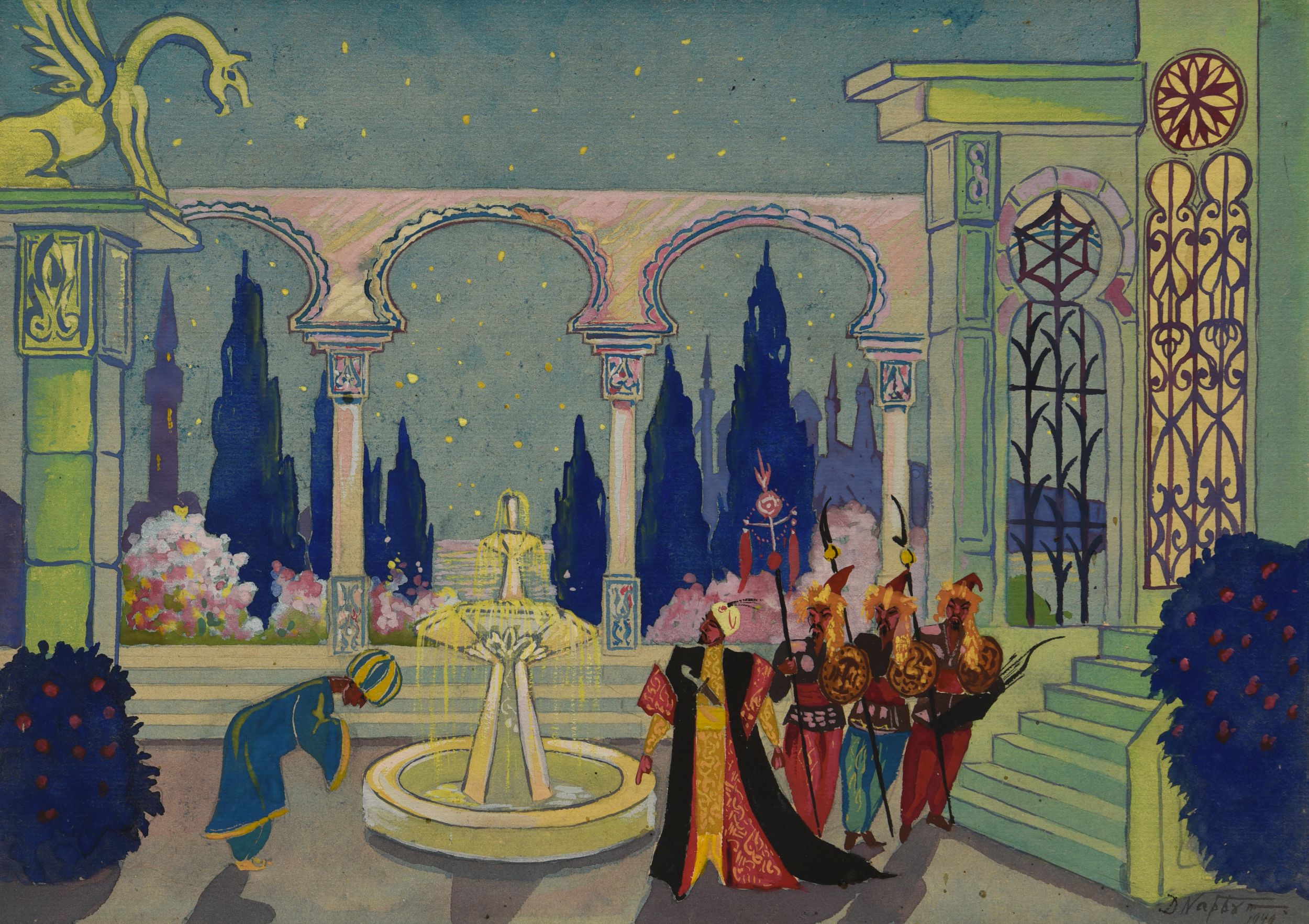 BAKST Léon,:  | H&ocirc;tel Des Ventes de Monte-Carlo