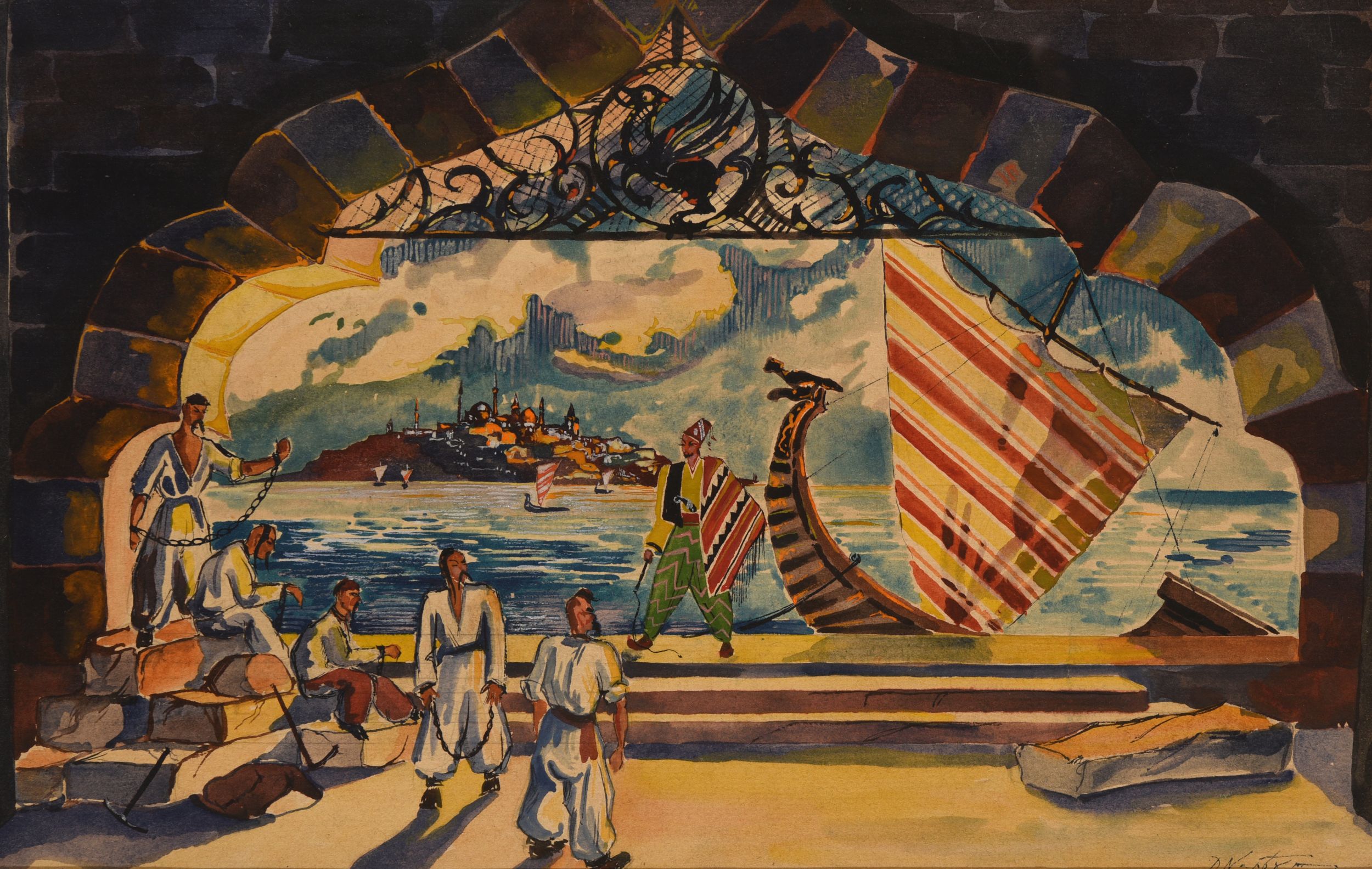 BAKST Léon,:  | H&ocirc;tel Des Ventes de Monte-Carlo
