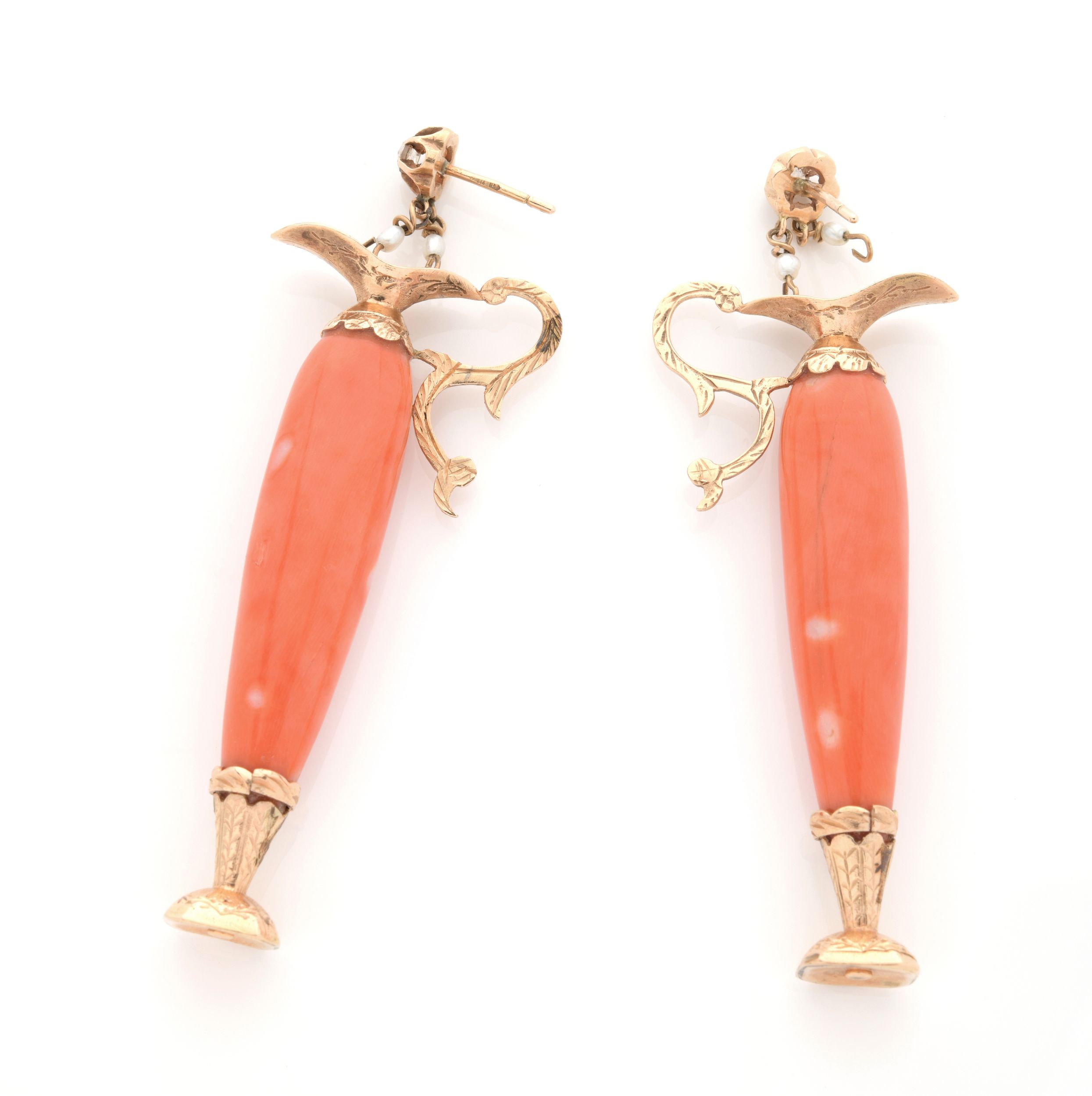 PAIRE DE PENDANTS D'OREILLES 