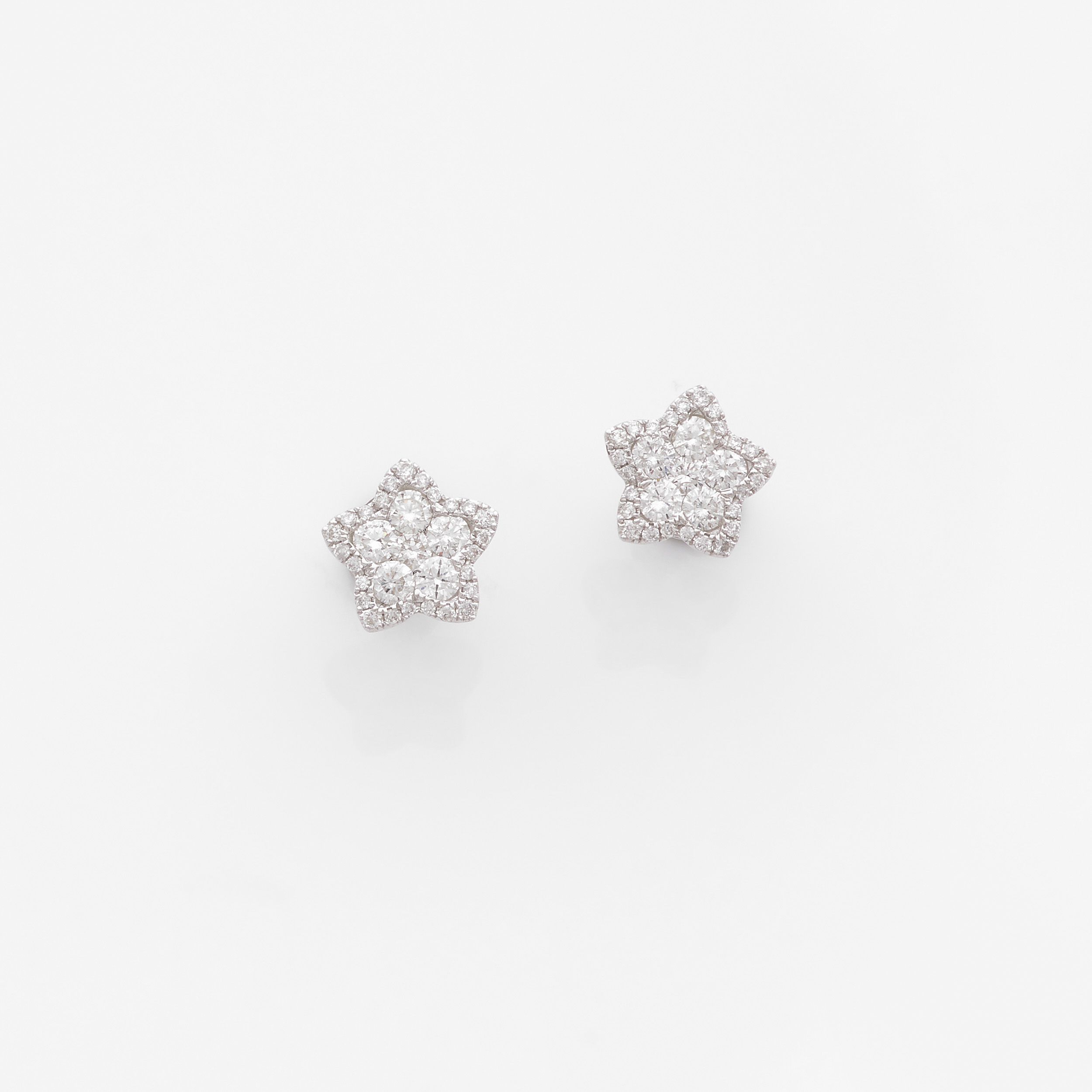 PAIRE DE PUCES D'OREILLES "ETOILES"