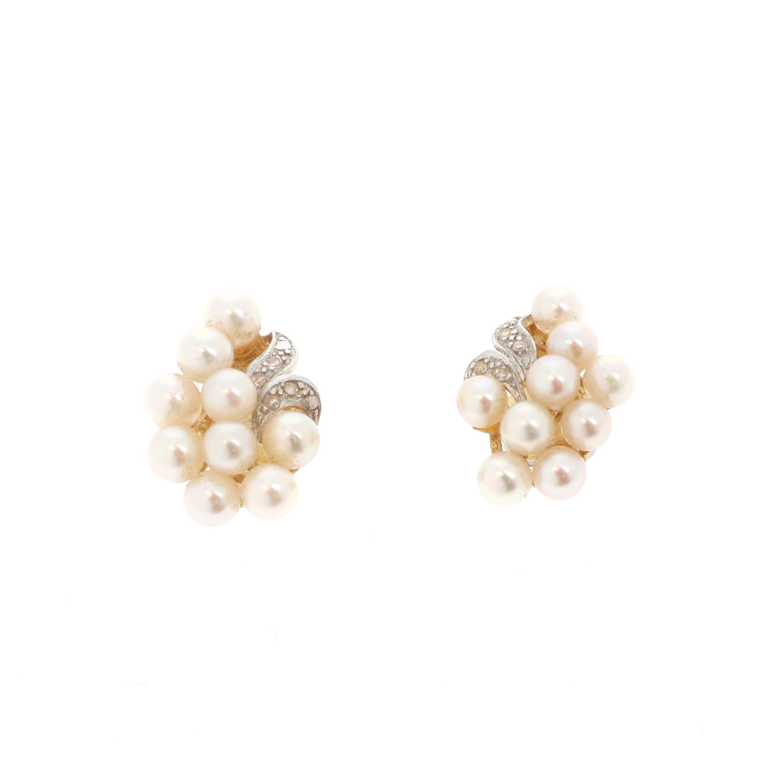 PAIRE DE PUCES D'OREILLES "GRAPPES"