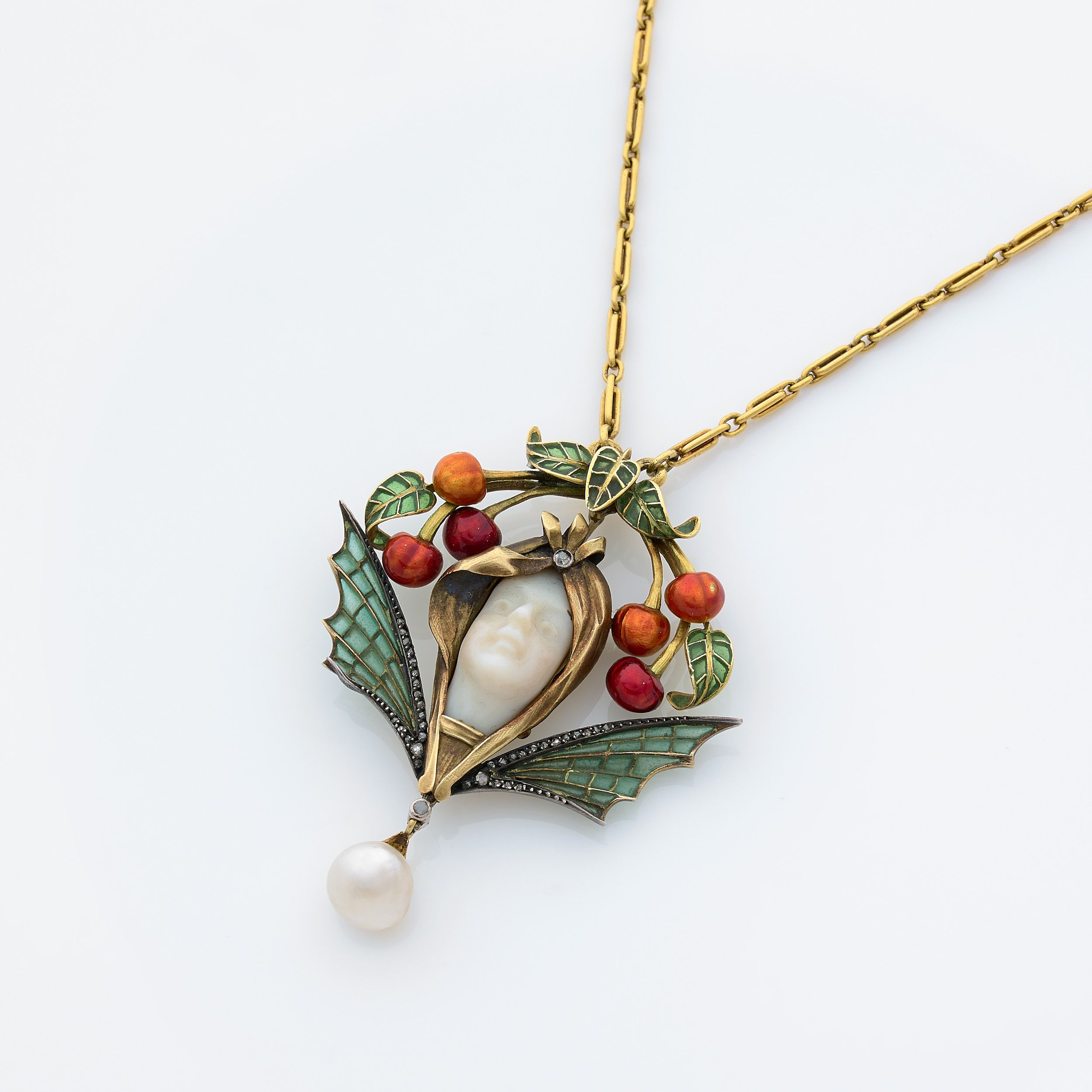 PENDENTIF ART NOUVEAU 